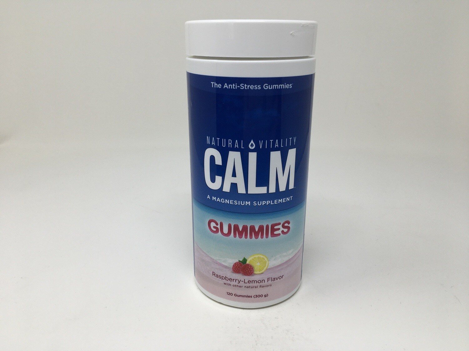 Calm Gummies Rasp/Lemon 120ct (Natural Vitality)