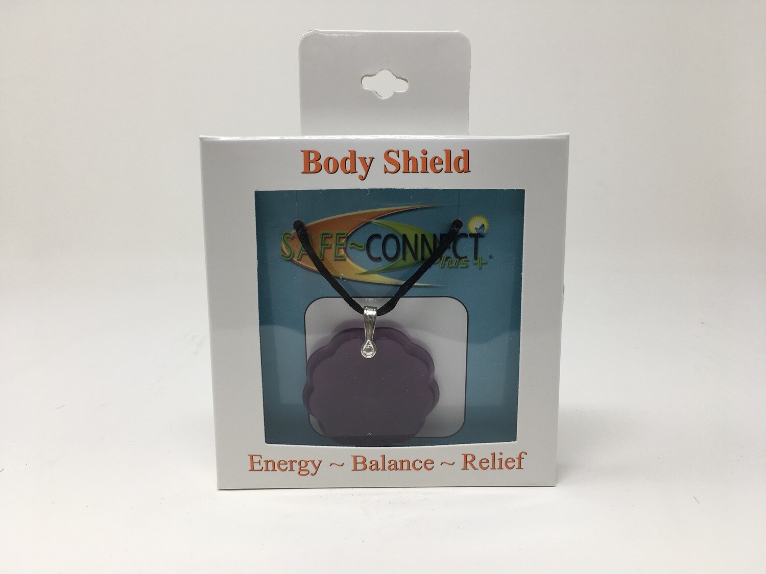 Body Shield EMF Necklace Purple Flower(Safe Connect)