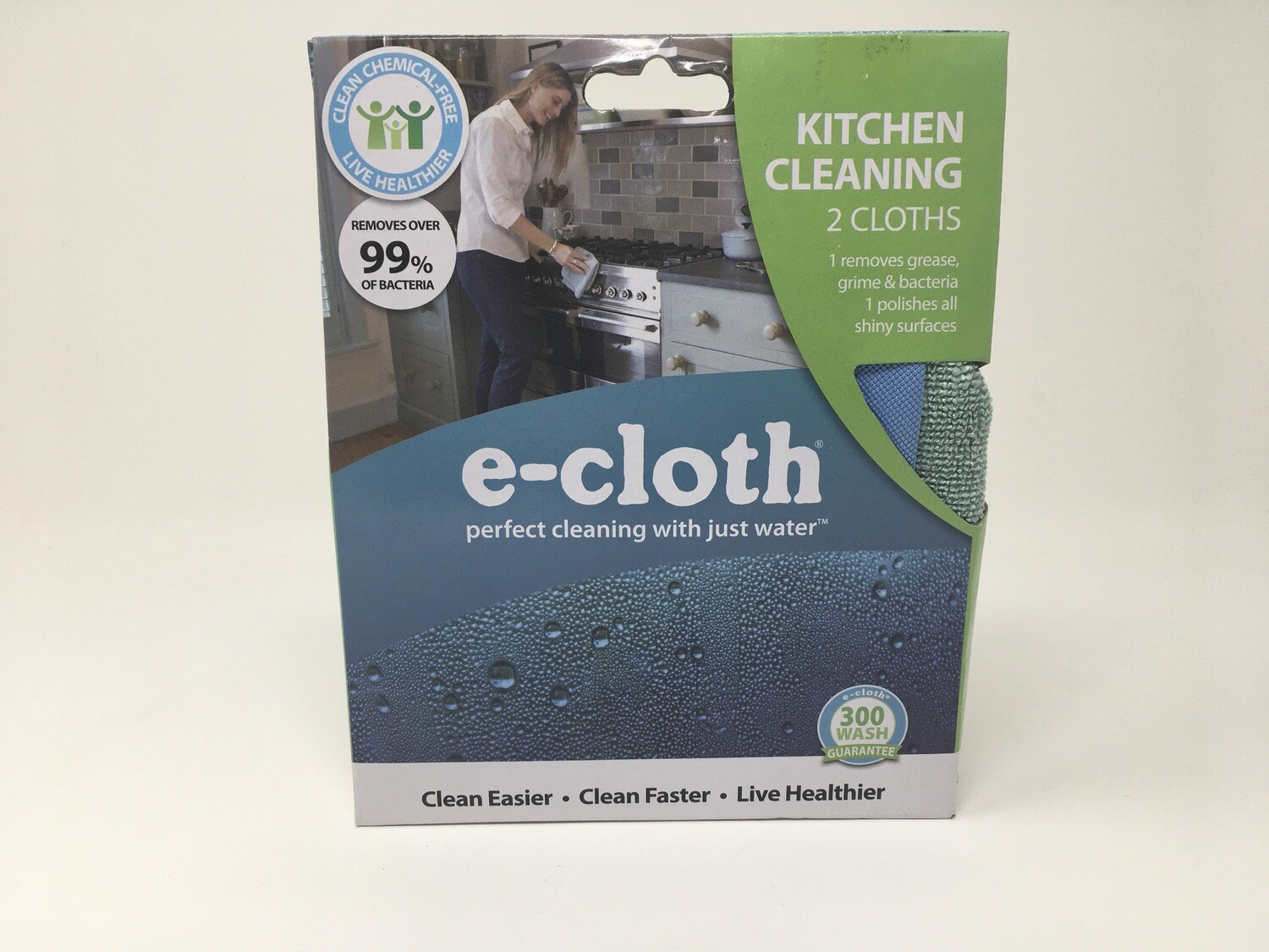 Kitchen Cleaning Cloths 2 pack(E-Cloth)
