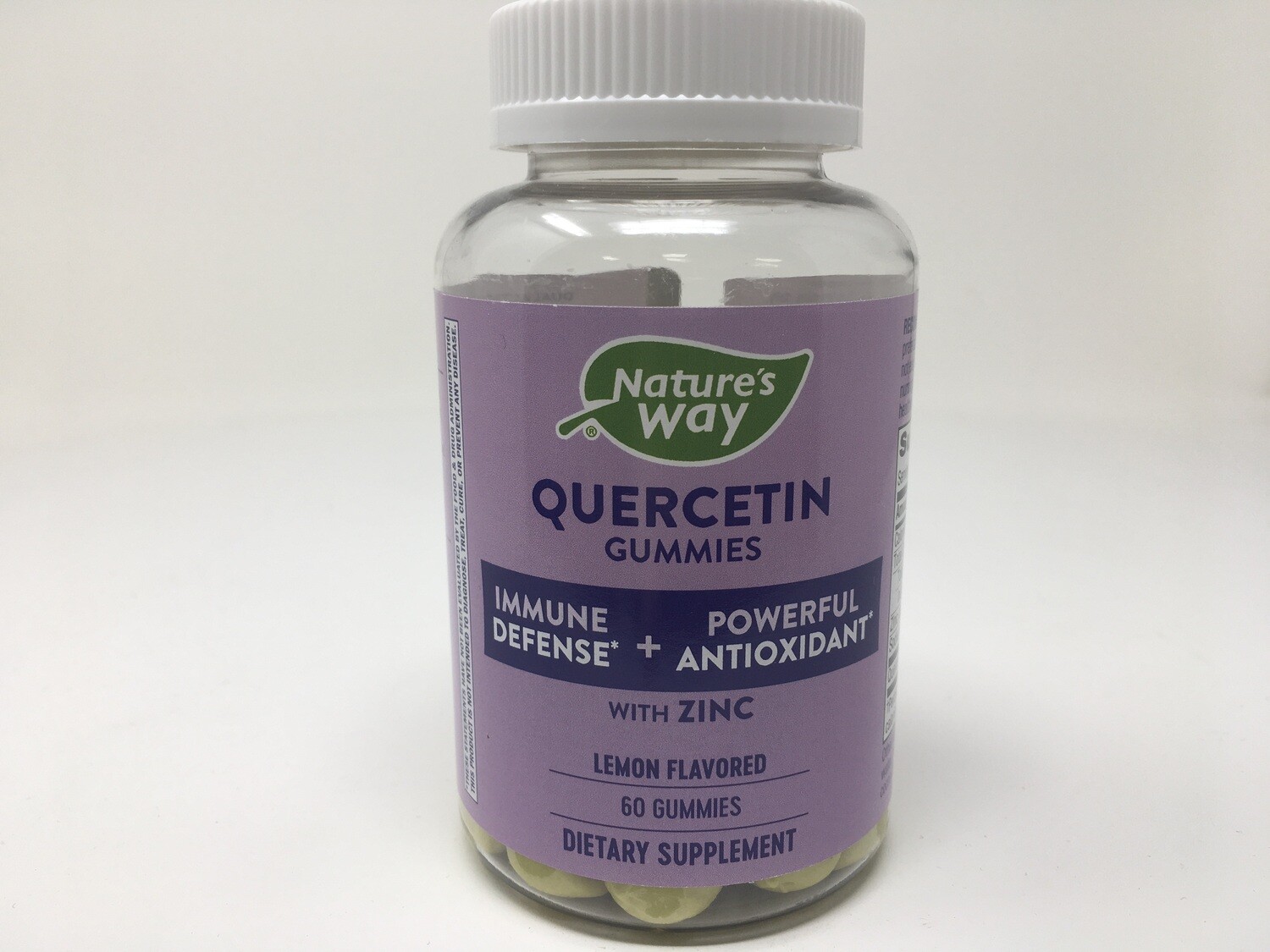 Quercetin + Zinc Gummy Lemon Flavor 60ct (Nature&#39;s Way)