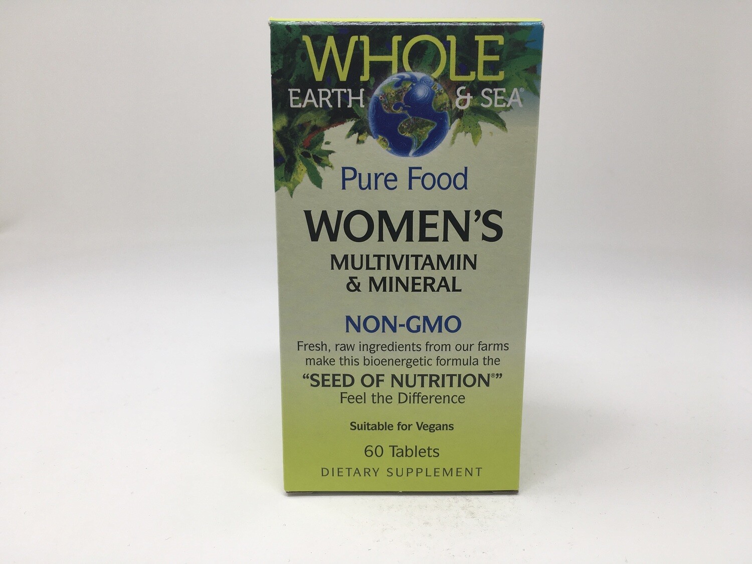 Pure Food Womens Multi & Mineral 60tab(Whole Earth & Sea)