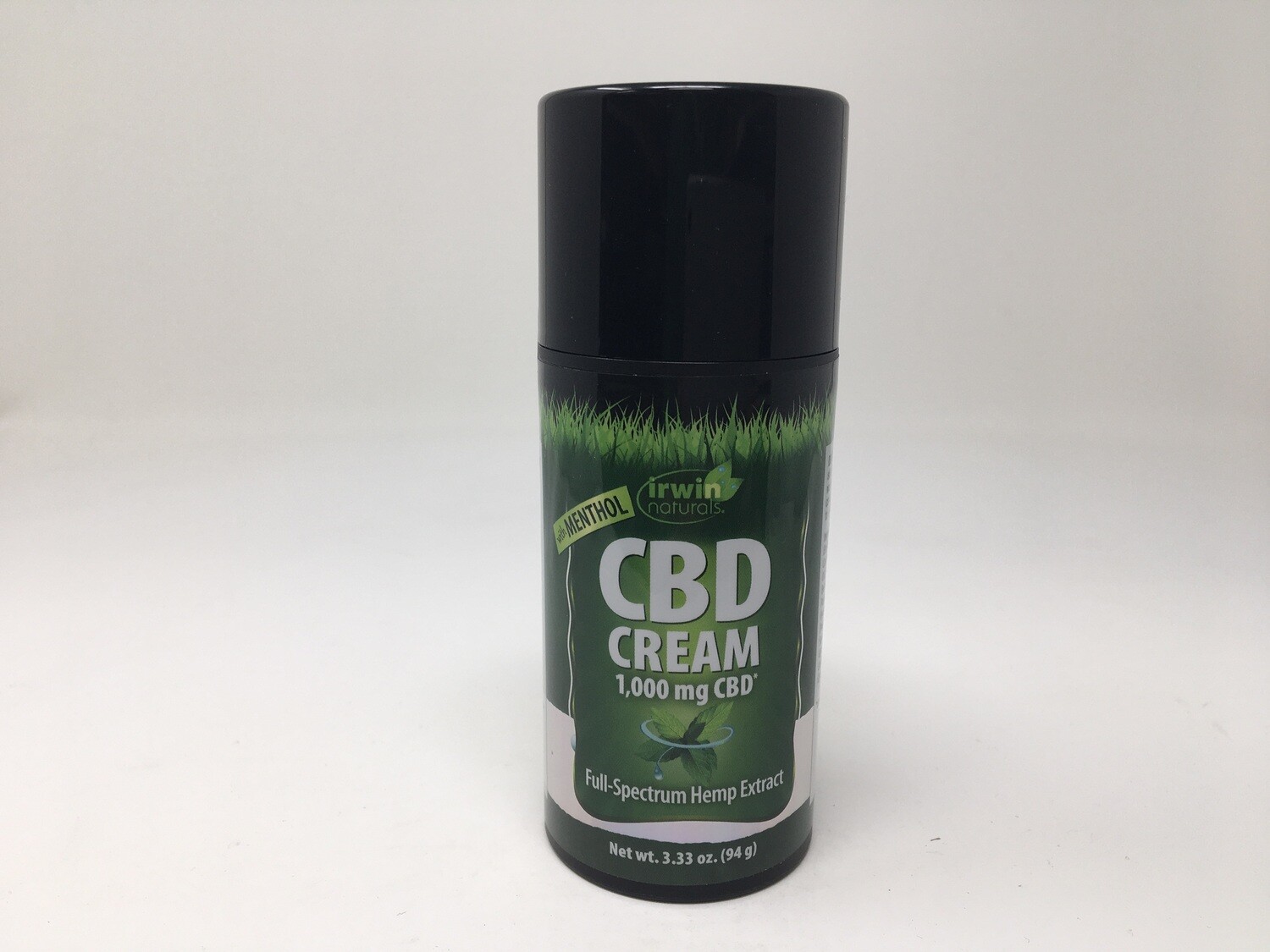 CBD Cream  with Menthol3.33oz(Irwin Natural)