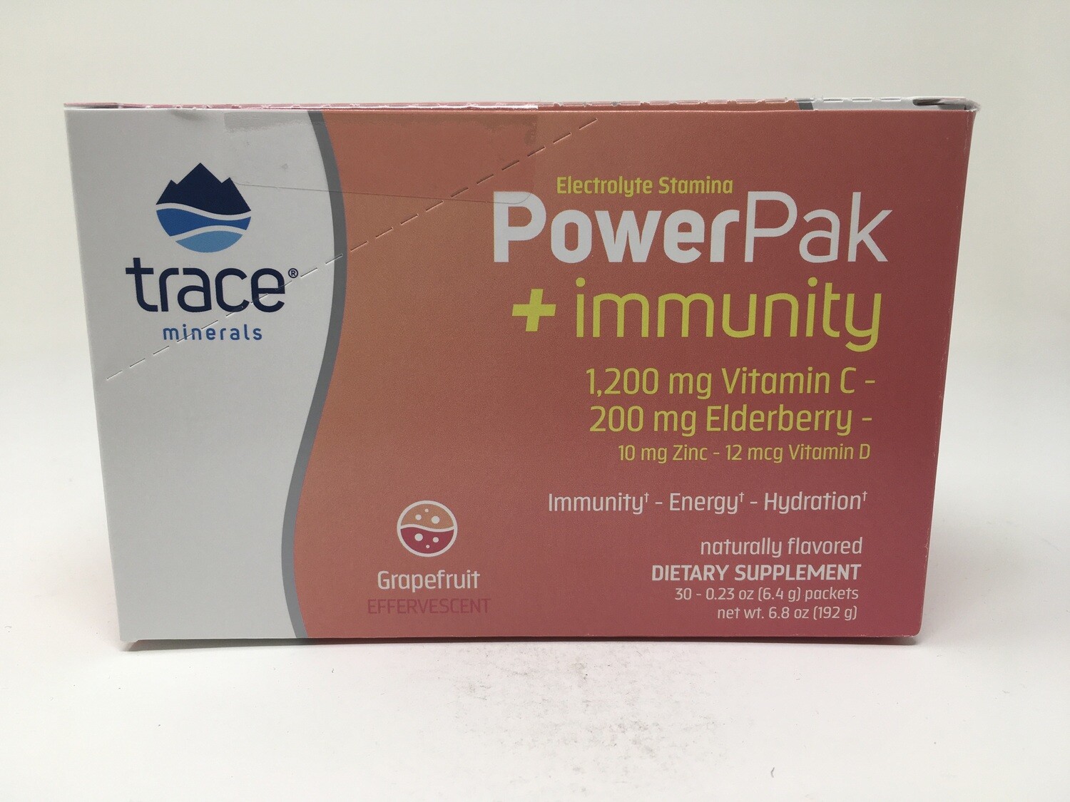PowerPak +Immunity Grapefruit 30packets(Trace Minerals)