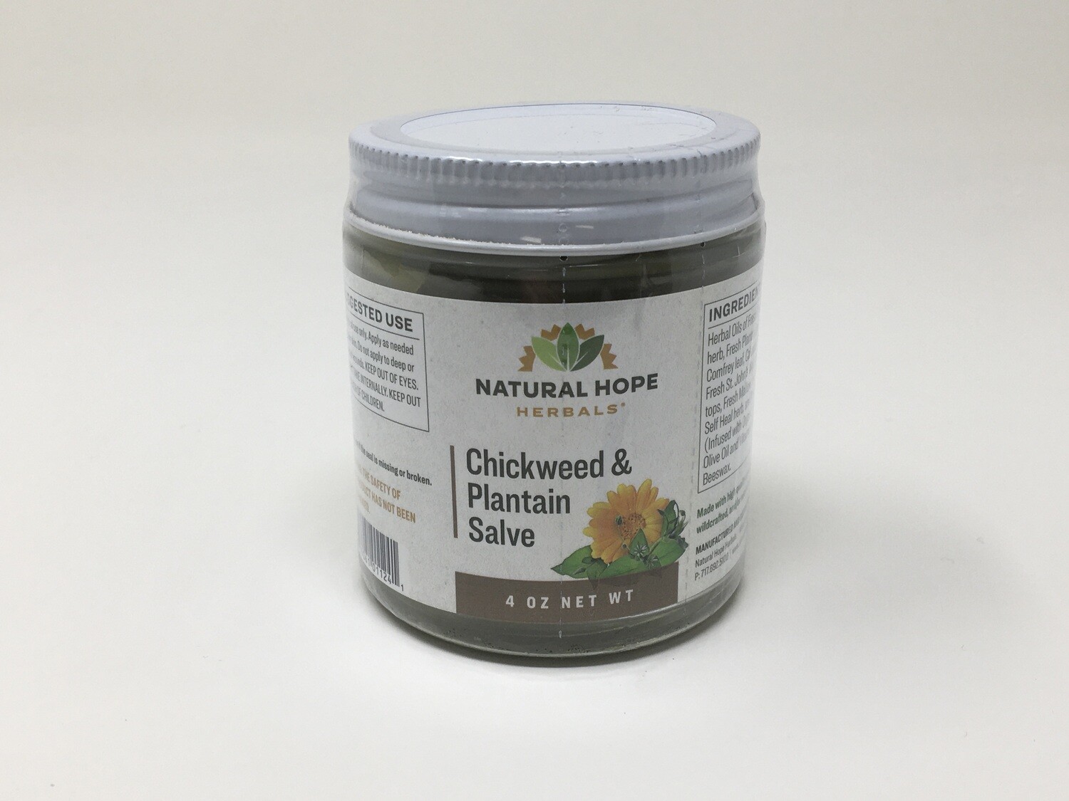 Chickweed & Plantain Salve 4oz (Natural Hope)