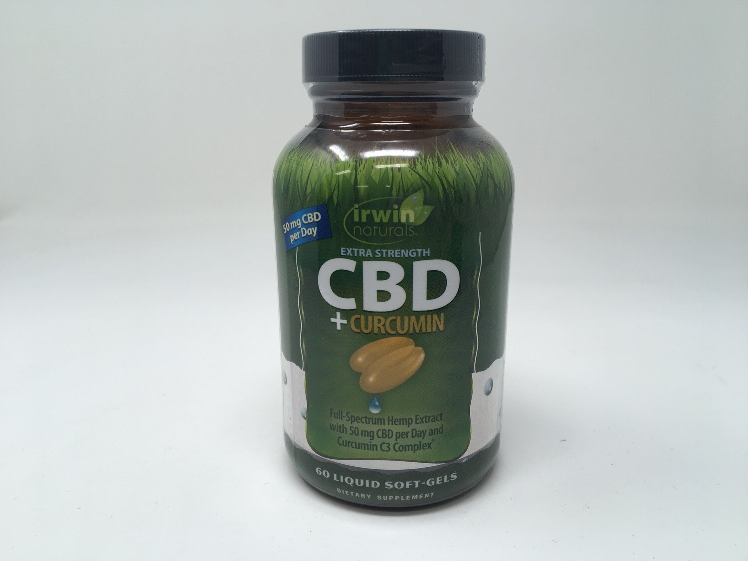 CBD+Curcumin Extra Strength 60sg(Irwin Naturals)