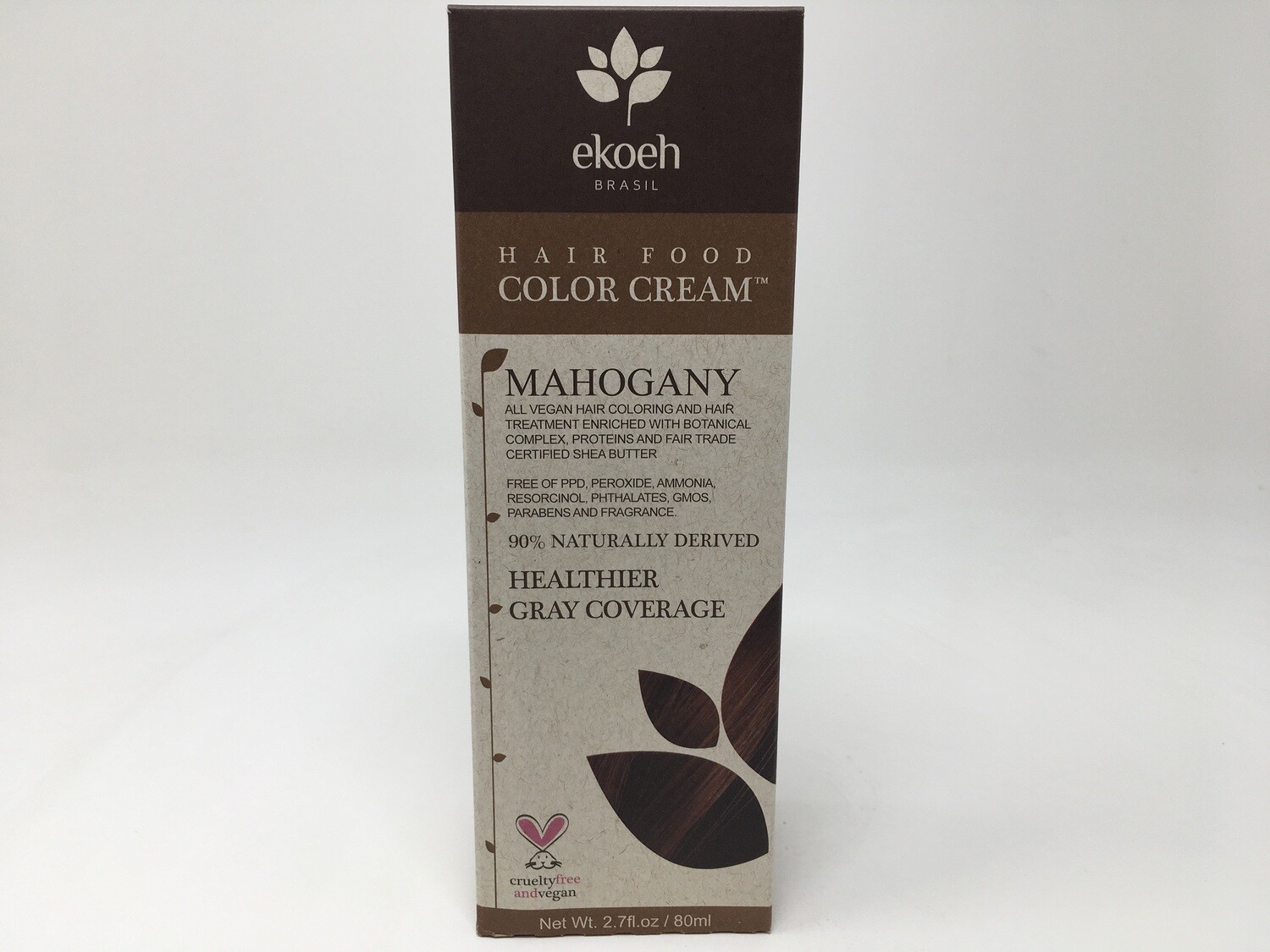 Hair Food Color Cream 2.7oz mahogany(Ekoeh)
