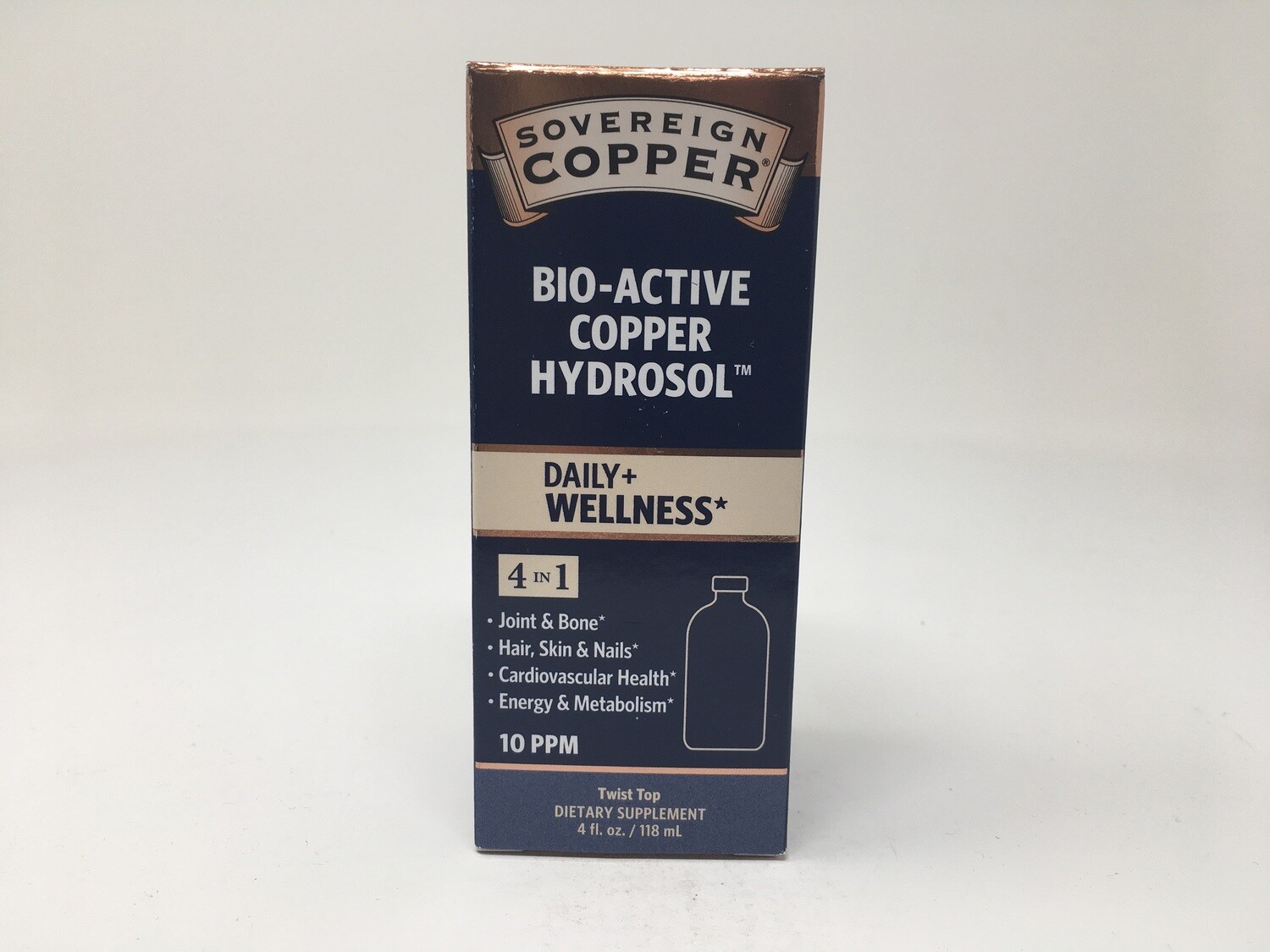 Bio Active Copper Hydrosol 4oz(Sovereign Copper)