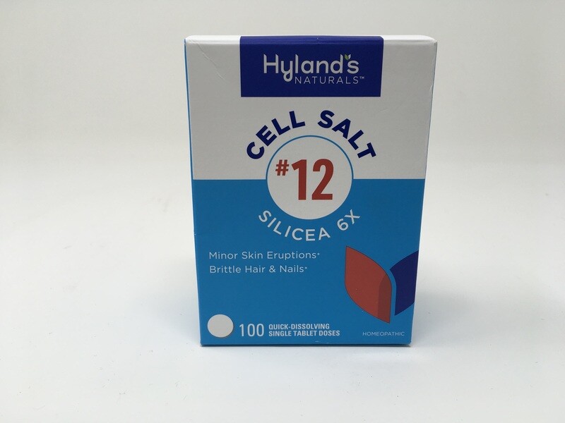 Cell Salt #12 Silicea 6x 100tab (Hyland&#39;s)