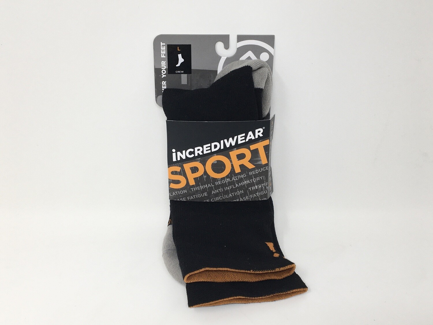 Sport Socks Lg(Incrediwear)#RS303