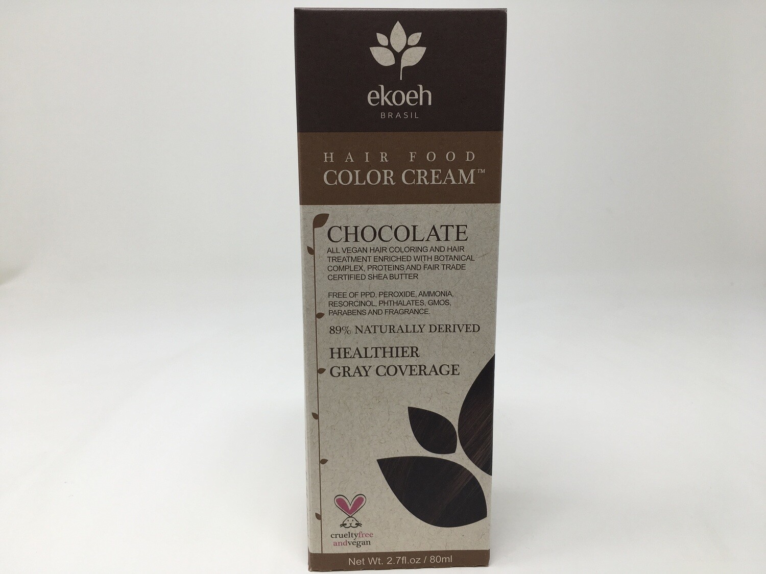 Hair Food Color Cream 2.7oz Chocolate(Ekoeh)