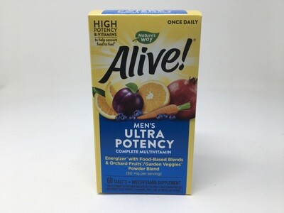 Alive Men's Ultra Potency 60 Tabs (Natures Way)