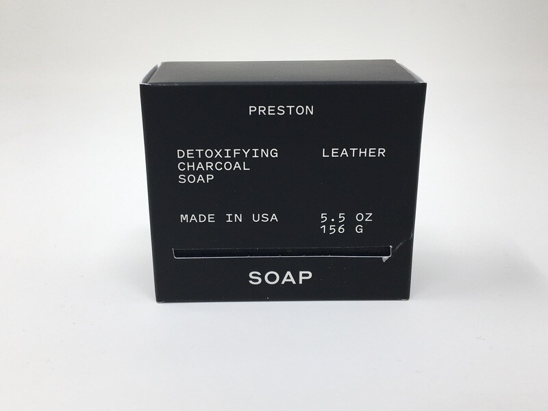 Leather Bar Soap 5.5oz(Preston)