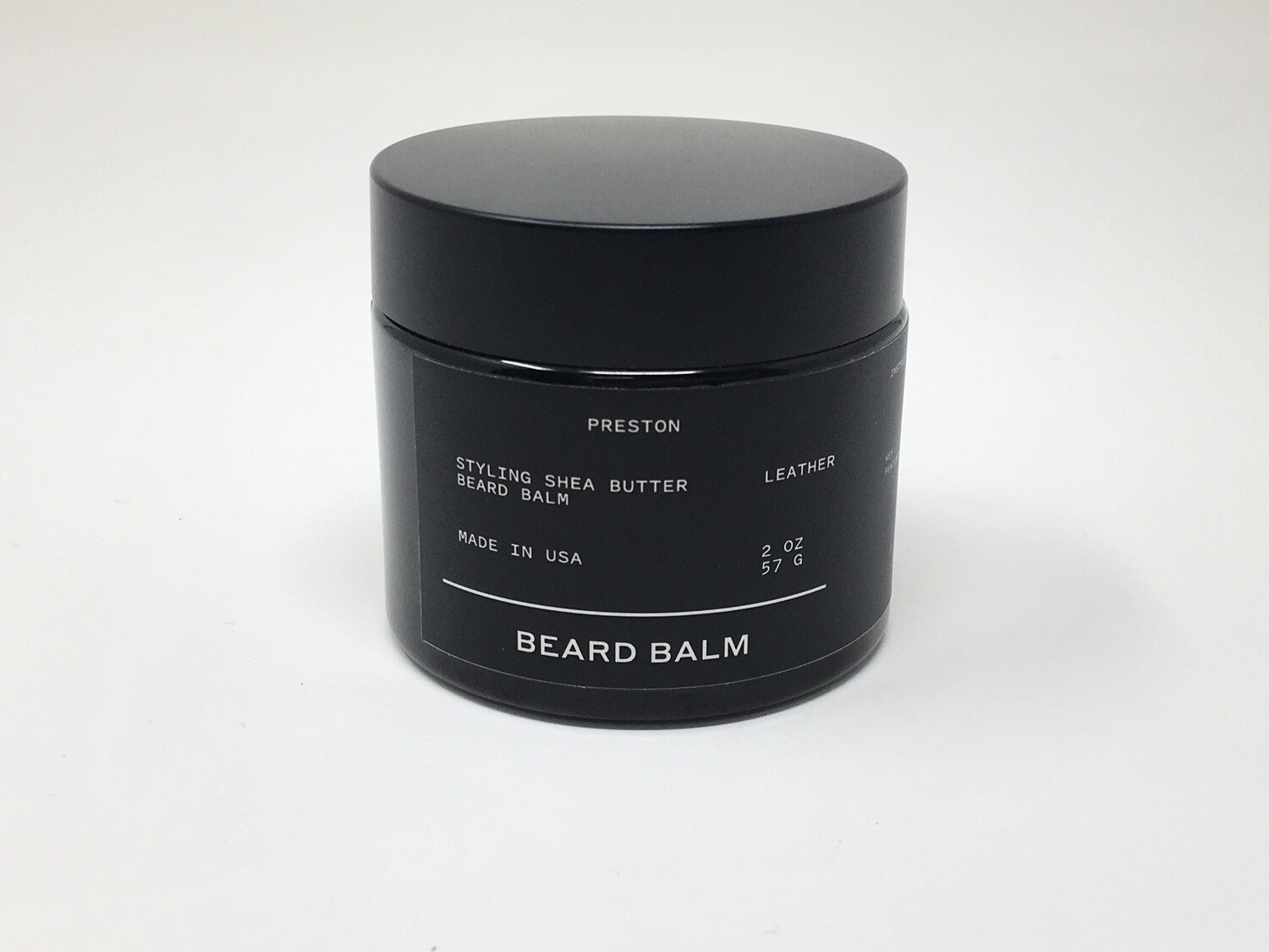 Leather Beard Balm 2oz(Preston)