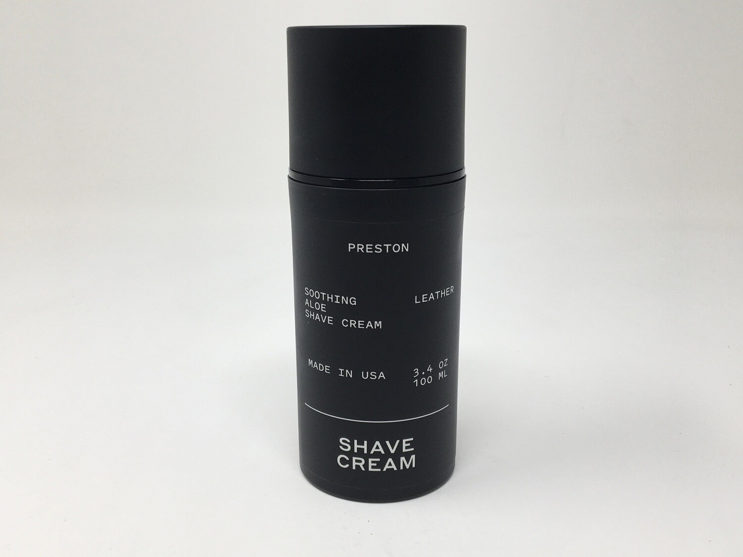 Leather Shave Cream 3.4oz(Preston)