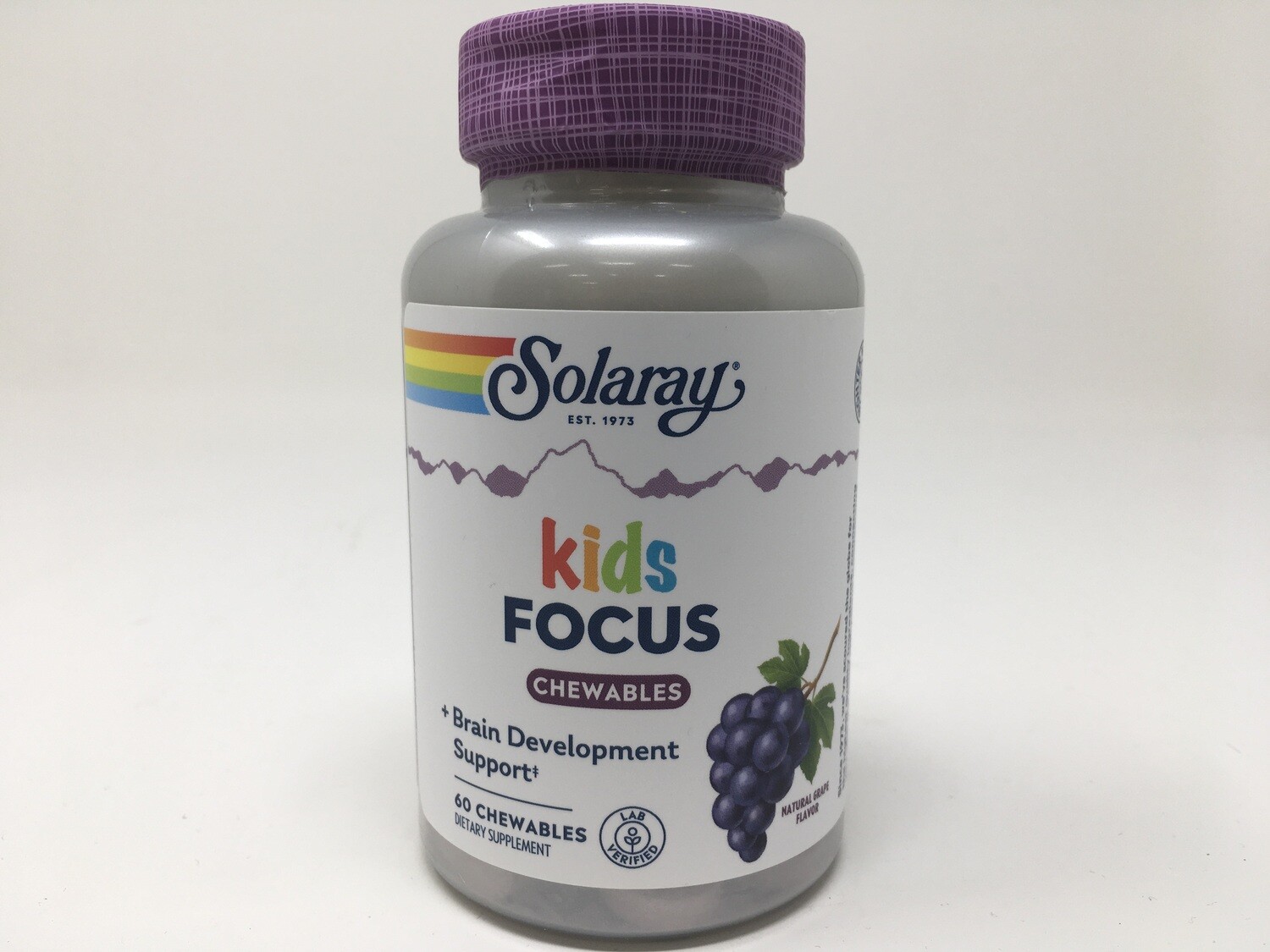 Kids focus 60chew Grape flavor(Solaray)