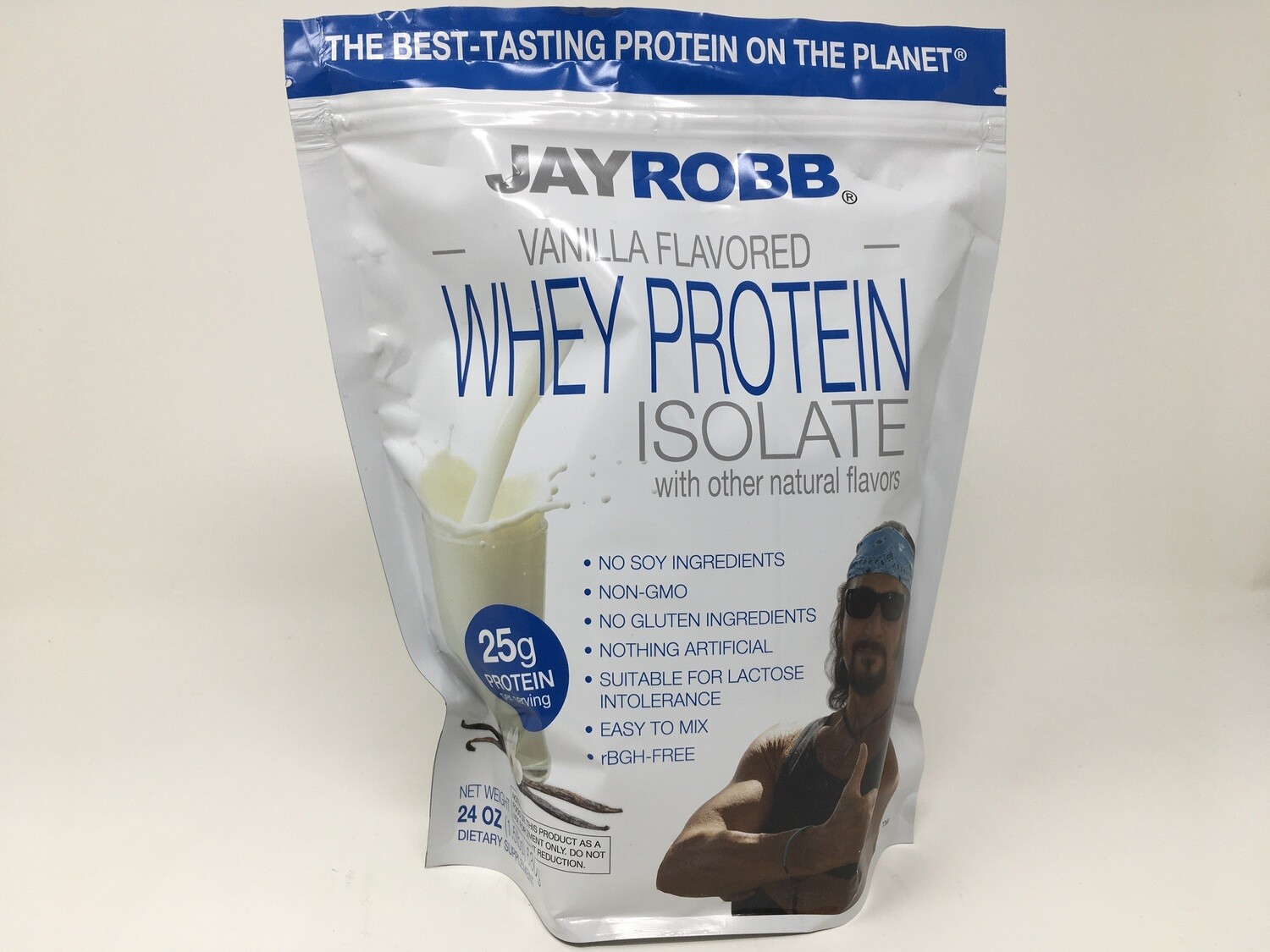 Whey Protein Isolate 24oz vanilla flavor(Jay Robb)
