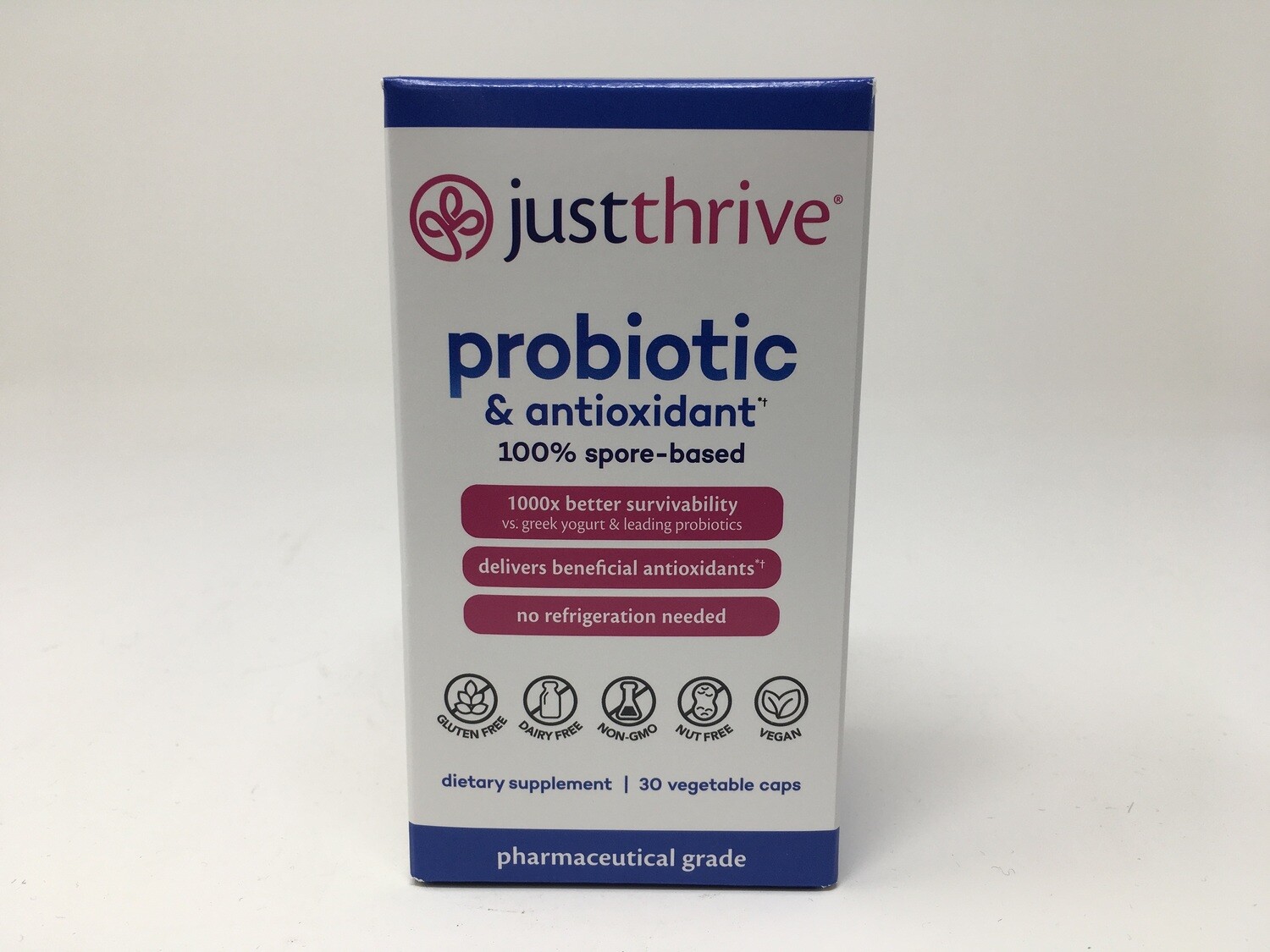 Probiotic  &amp; Antioxidant   Just Thrive  30 Vcaps