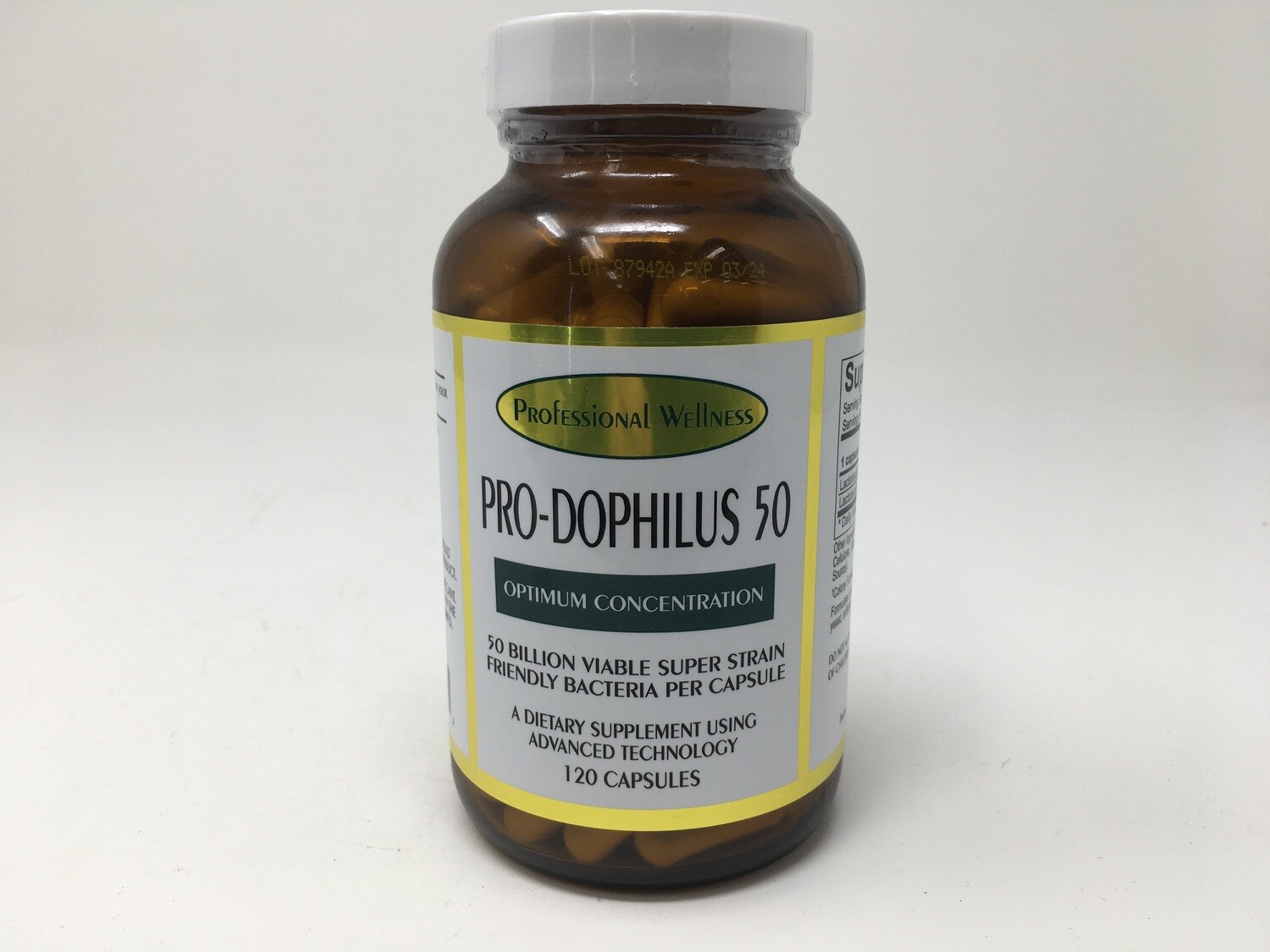Pro Dophilus 50  120 Capsules(Professional Wellness)Disc.N.B