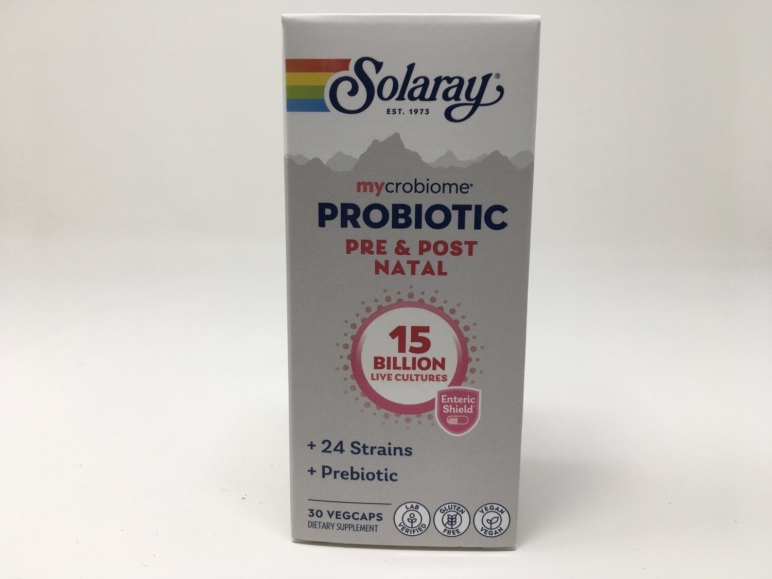 Pre &amp; Post Natal Probiotic 15 Billion 30vcaps (Solaray)