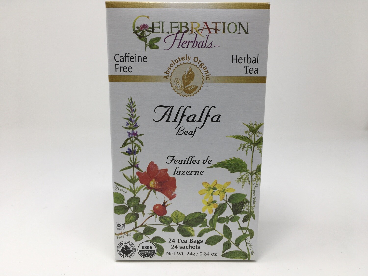 Alfalfa Leaf Tea 24 bags (Celebration Herbals)