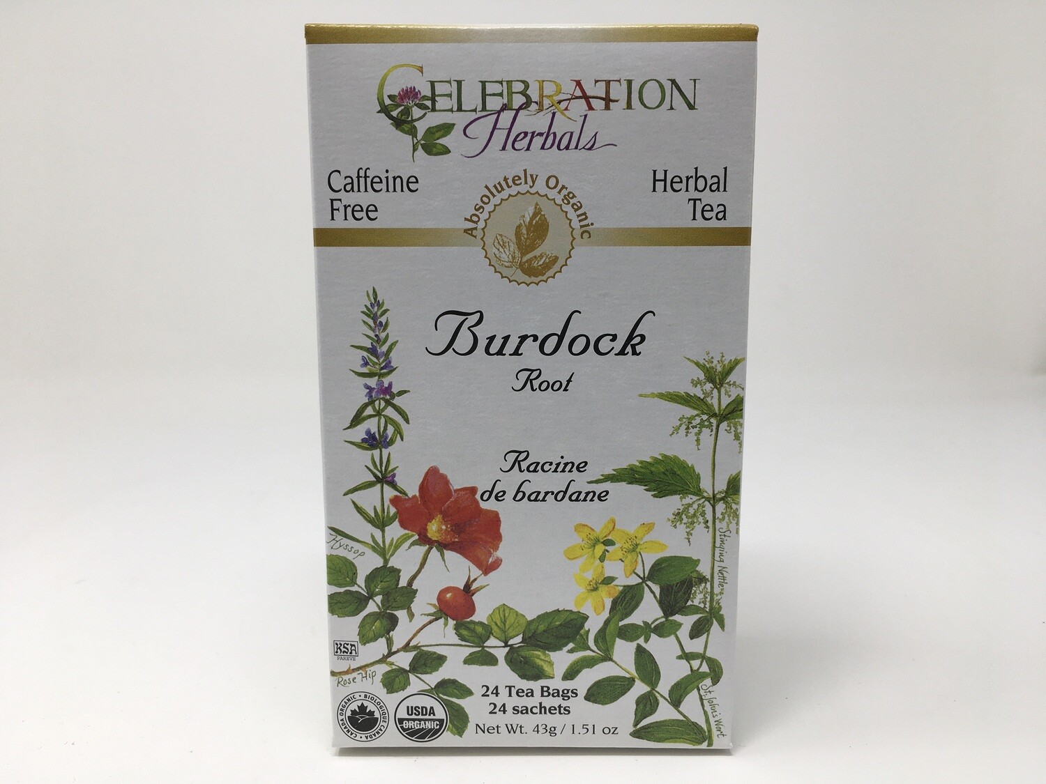 Burdock Root Tea  24 bags  (Celebration Herbals)