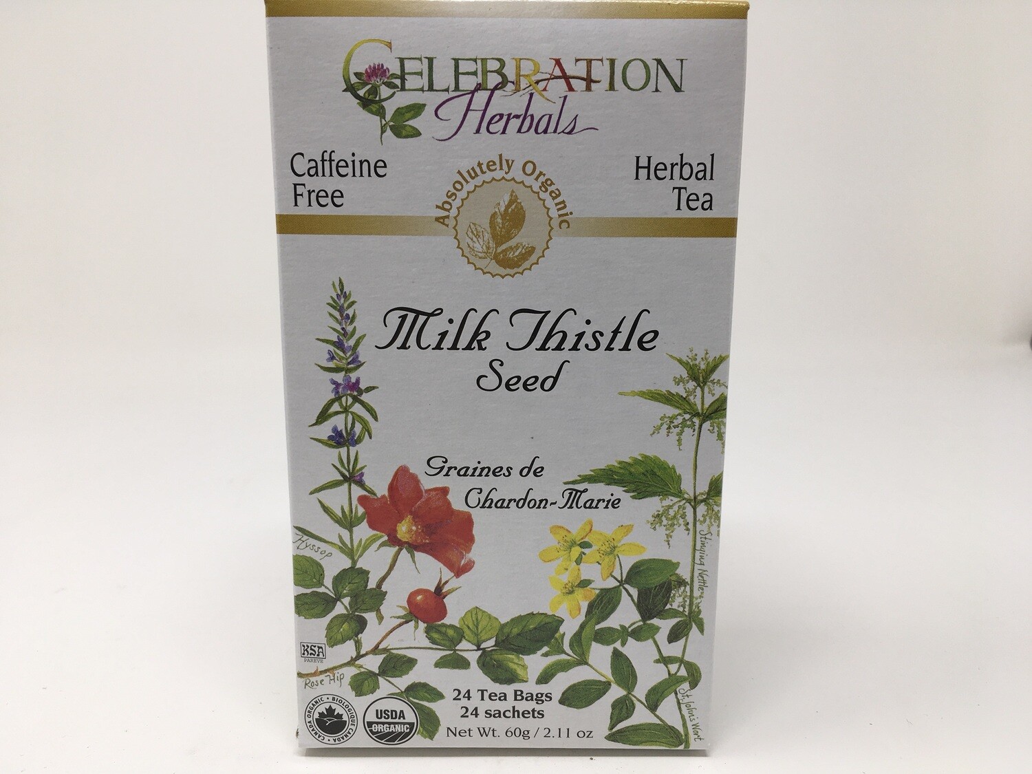 Milk Thistle Seed Tea 24 bags (Celebration Herbals)