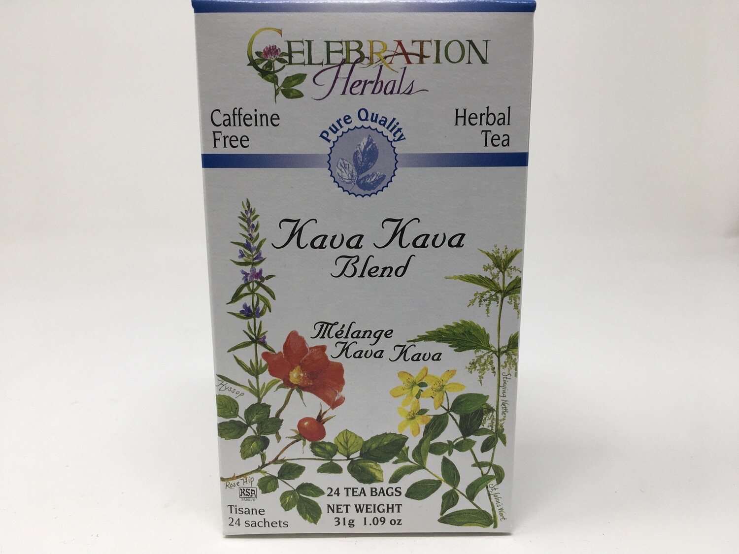 Kava Kava Blend Tea  24 bags (Celebration Herbals)Temp. Disc.