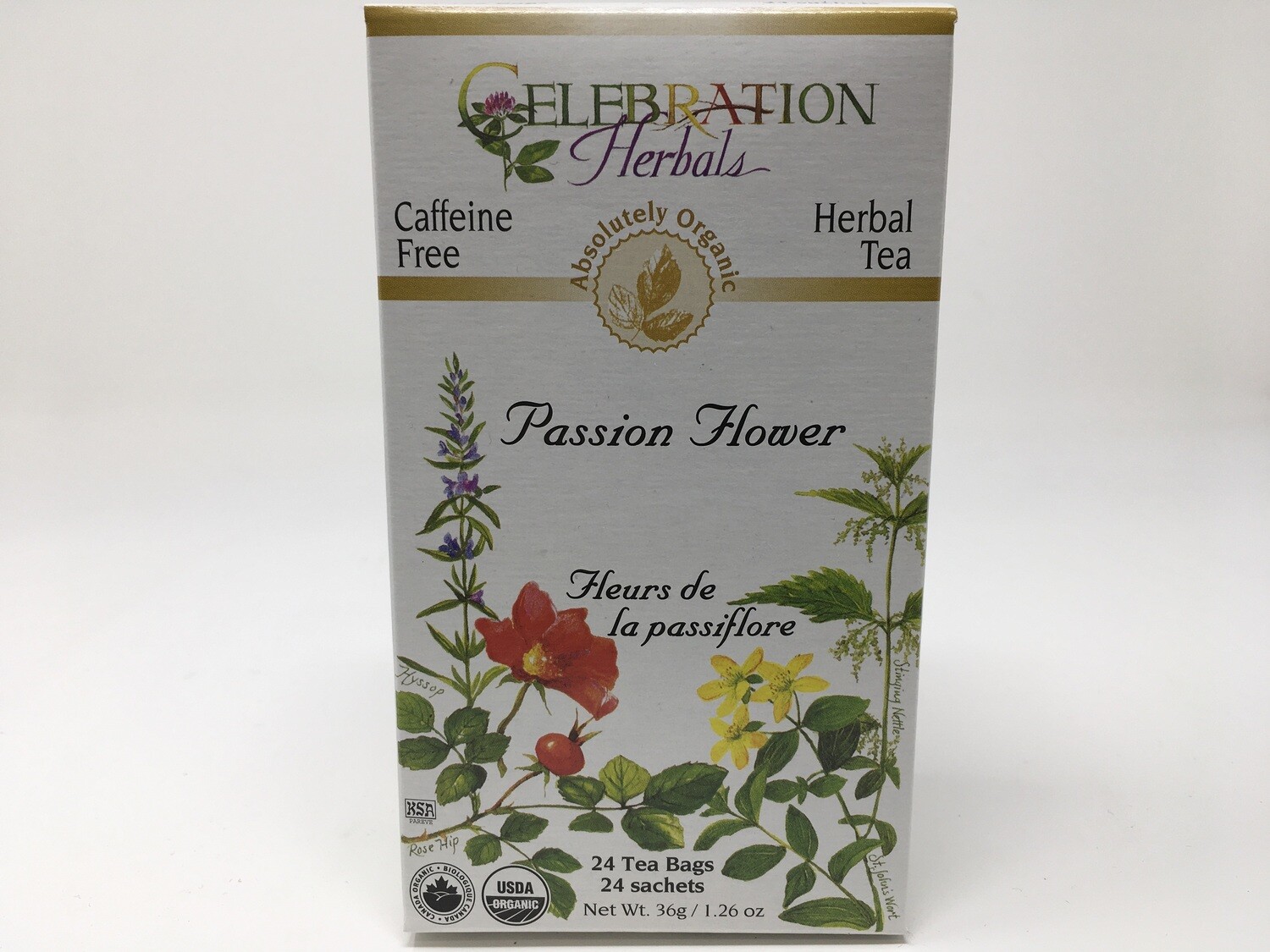 Passion Flower Tea 24 bags (Celebration Herbals)