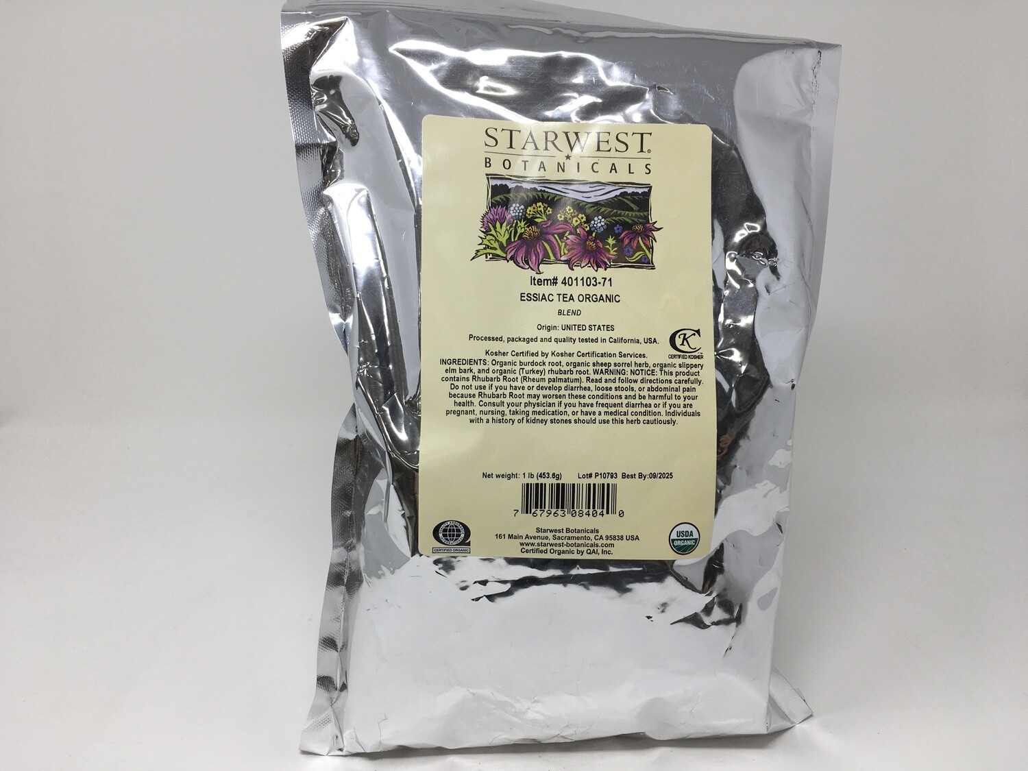 Essiac Tea Organic  1LB(Starwest)
