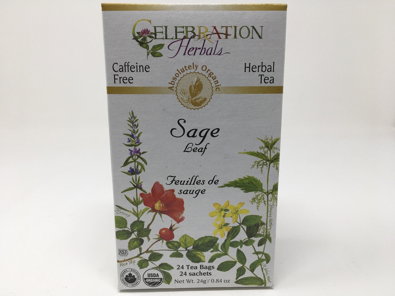 Sage Leaf Tea 24 bags (Celebration Herbals)
