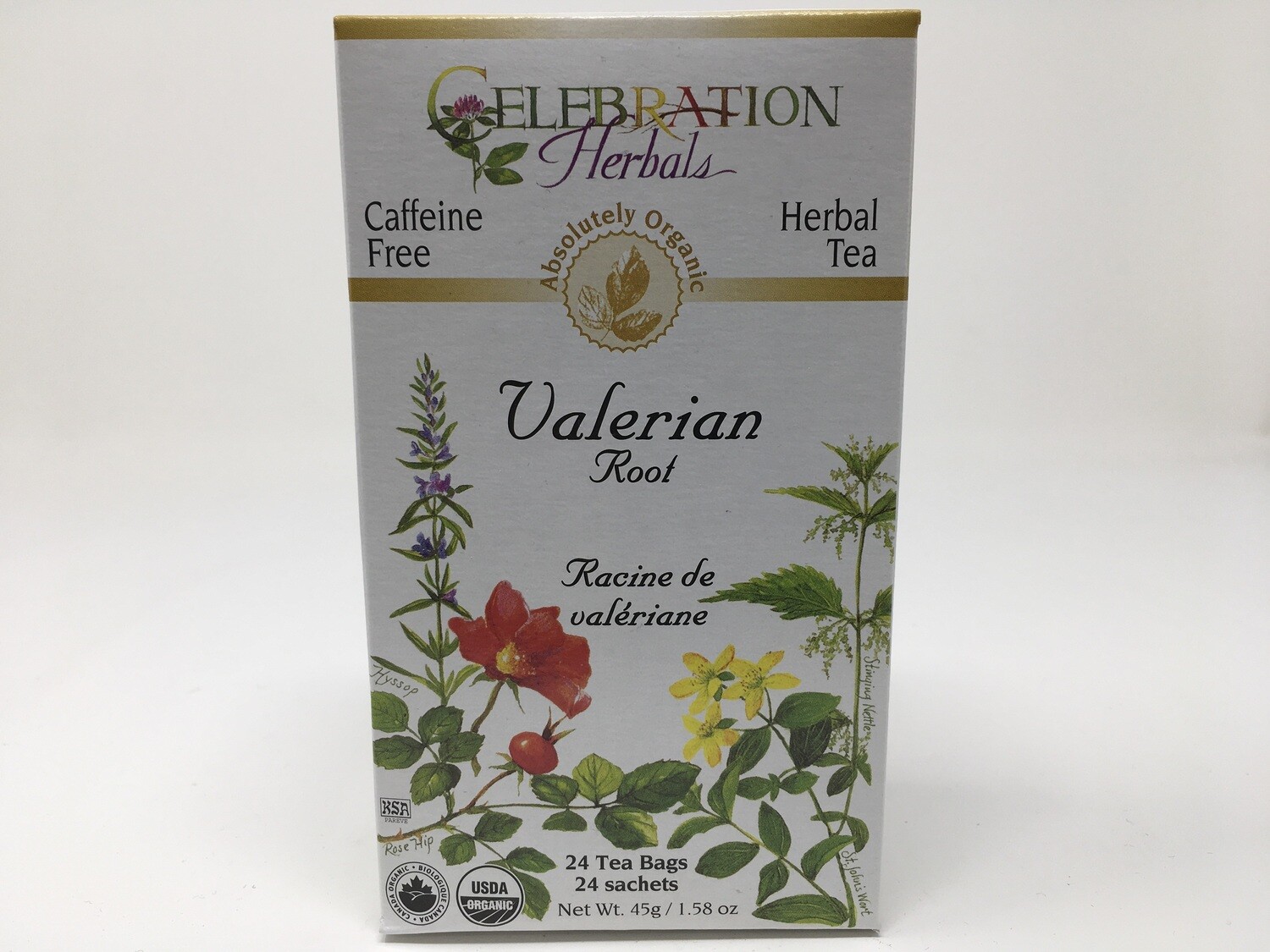 Valerian Root Tea 24 bags (Celebration Herbals)