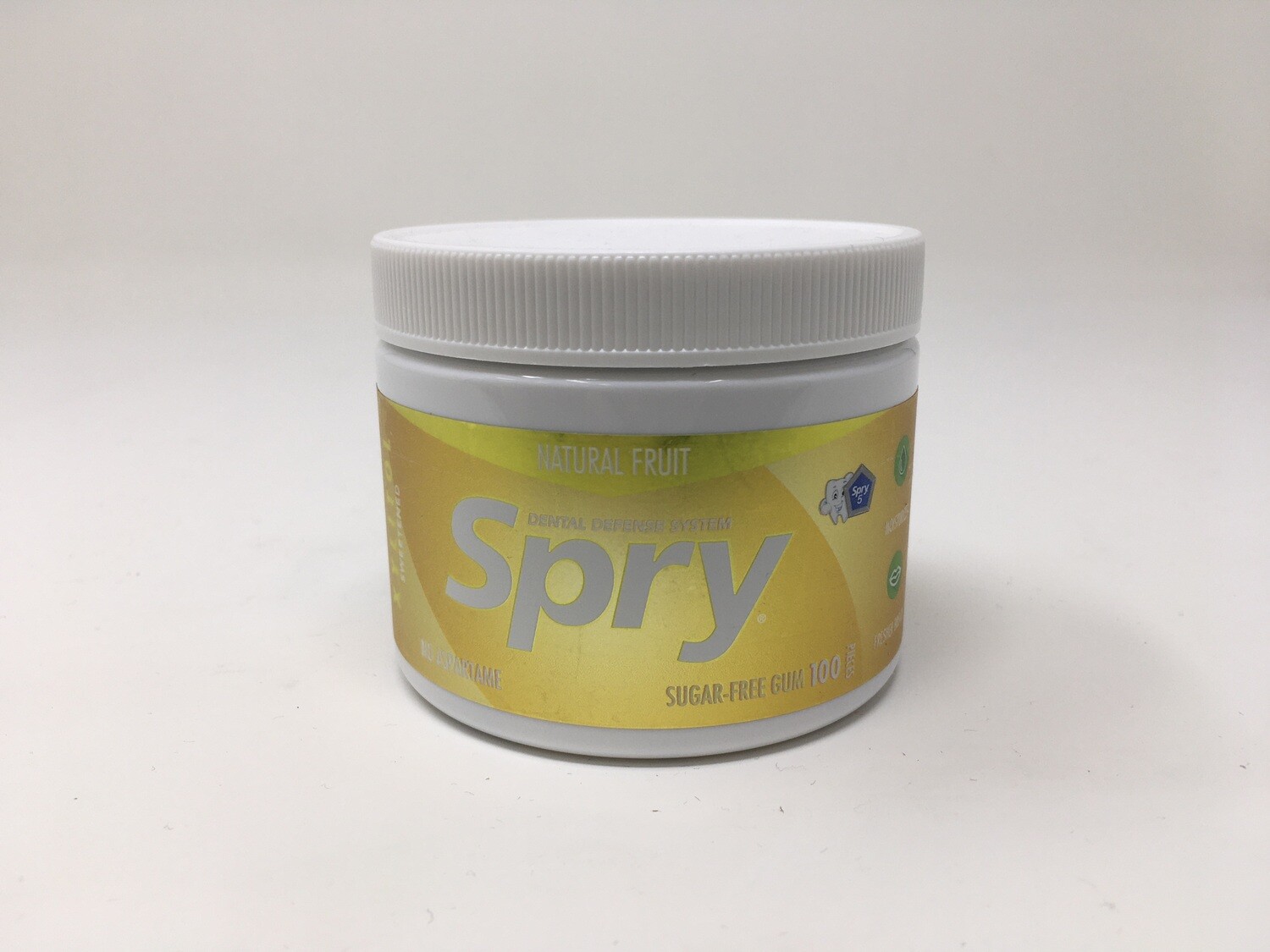 Spry Gum Natural Fruit 100 pieces