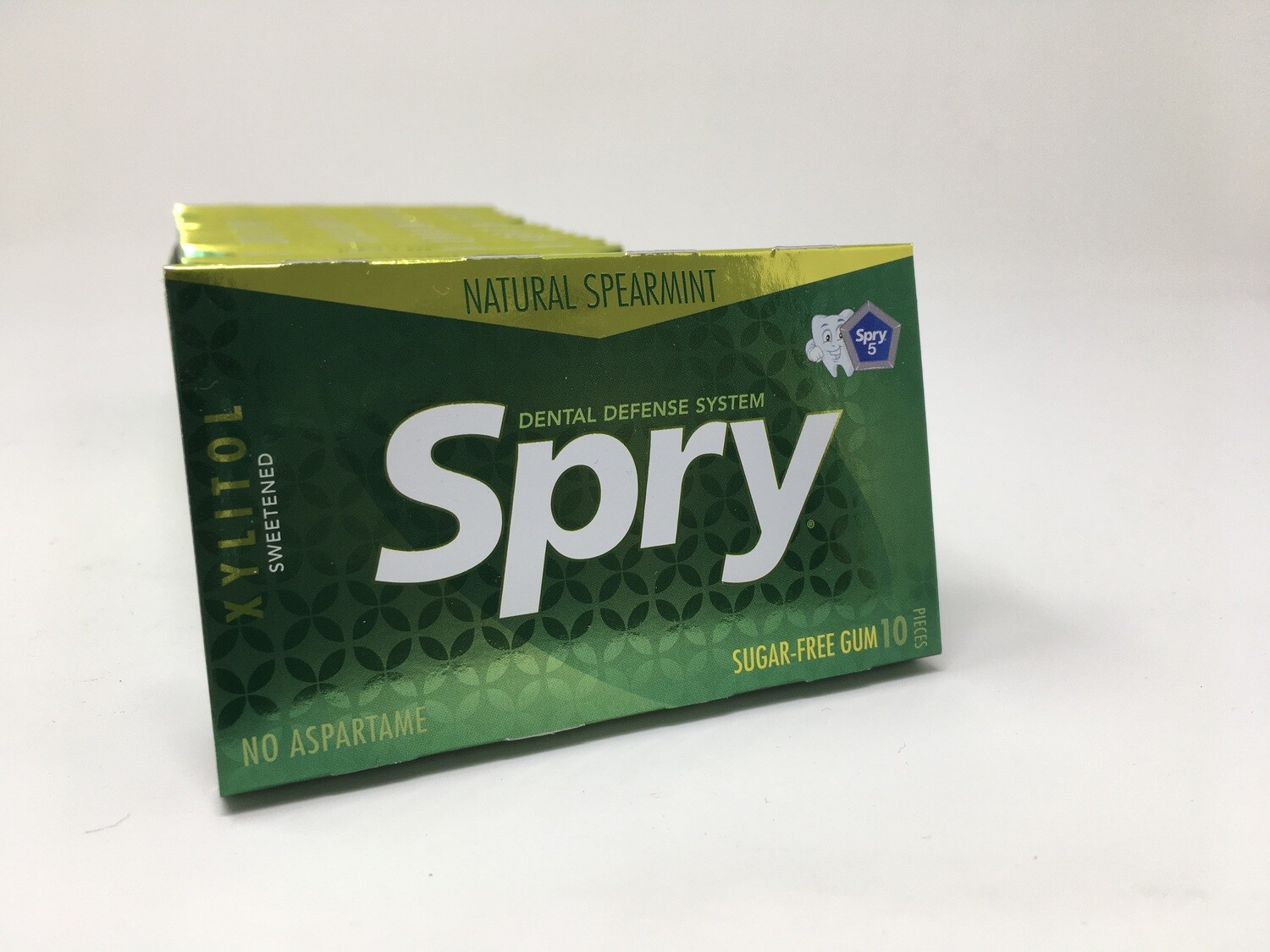 Spry Gum  Spearmint  10 pieces