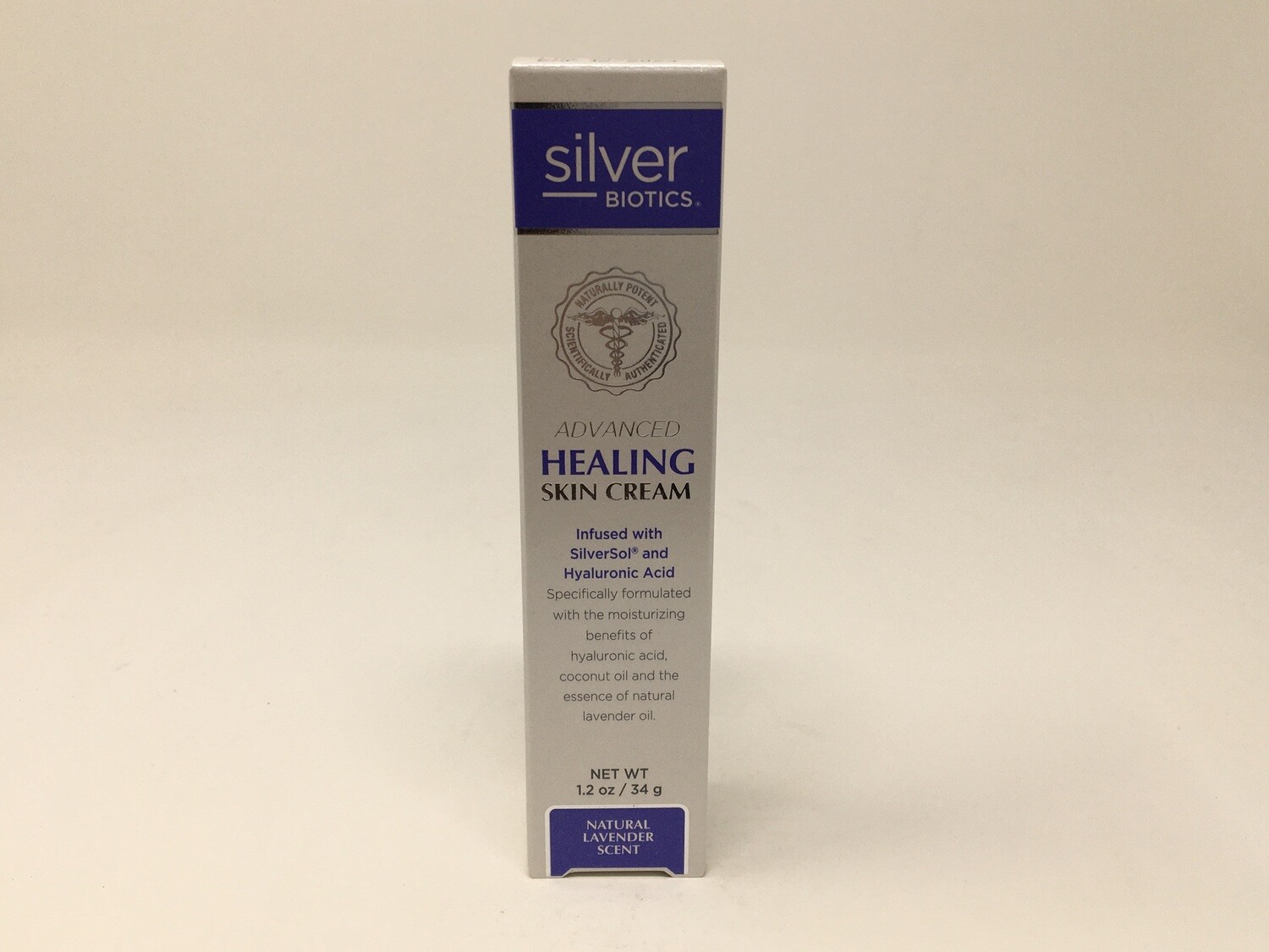 Advanced Healing Skin Cream 1.2ozLavender Scent(Silver Biotics)
