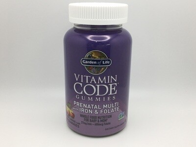 Vitamin Code Prenatal Multi Cherry Lemonade 90Gummy(Garden Of Life)