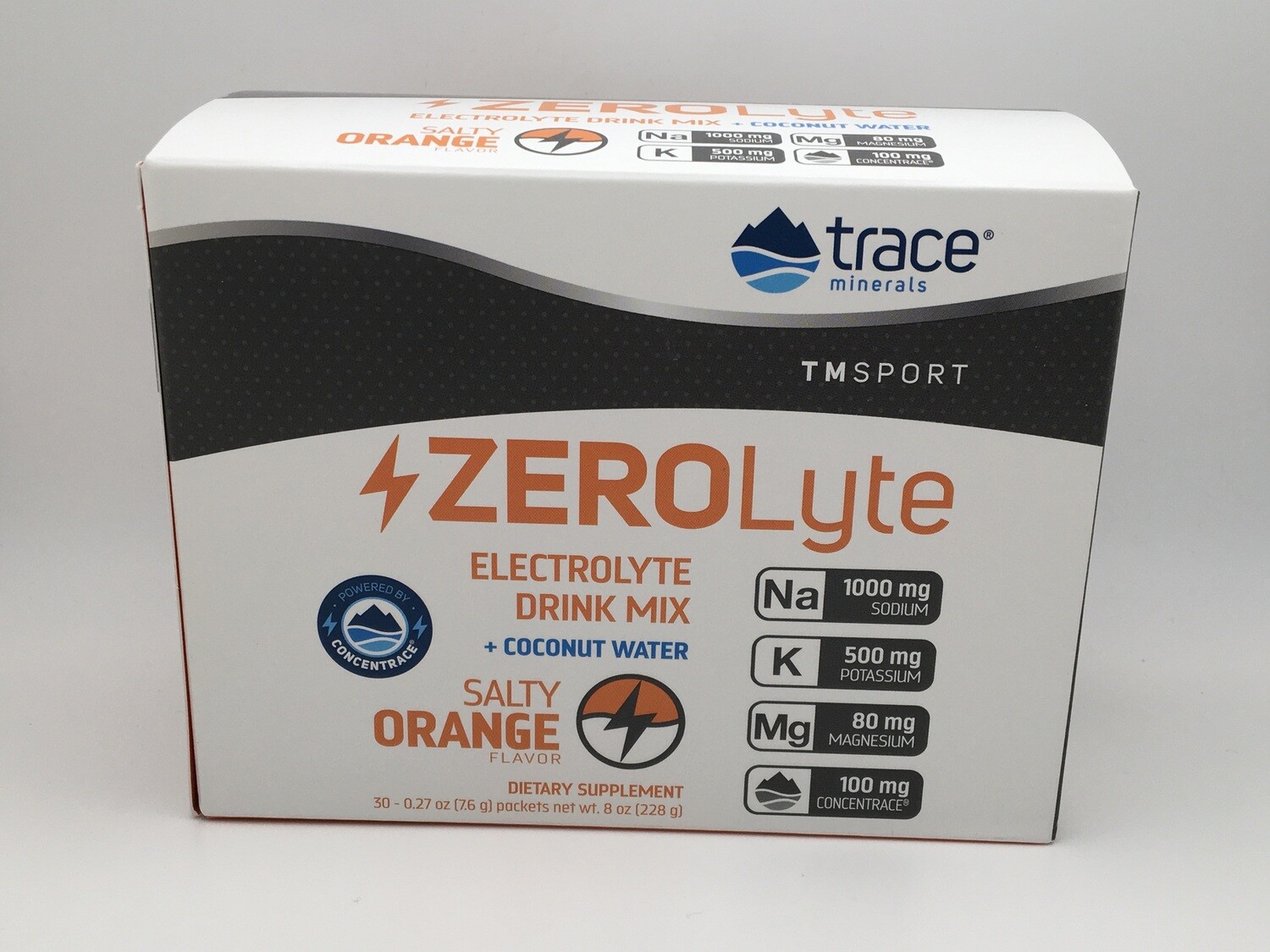 ZeroLyte Electrolyte Salty Orange 30Packet(Trace Mineral)