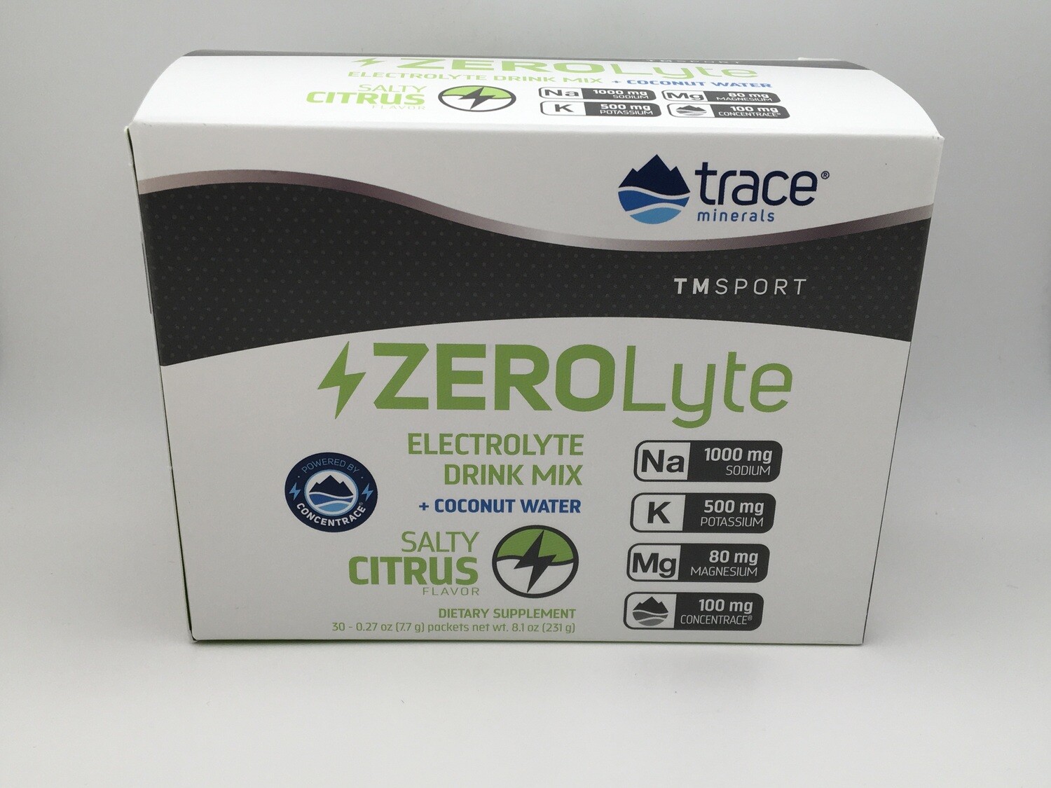 ZeroLyte Electrolyte Salty Citrus 30Packet(Trace Mineral)