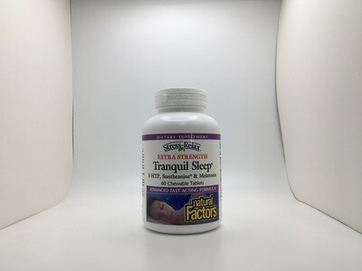 Tranquil Sleep Extra Strength 60chew(Natural Factor)