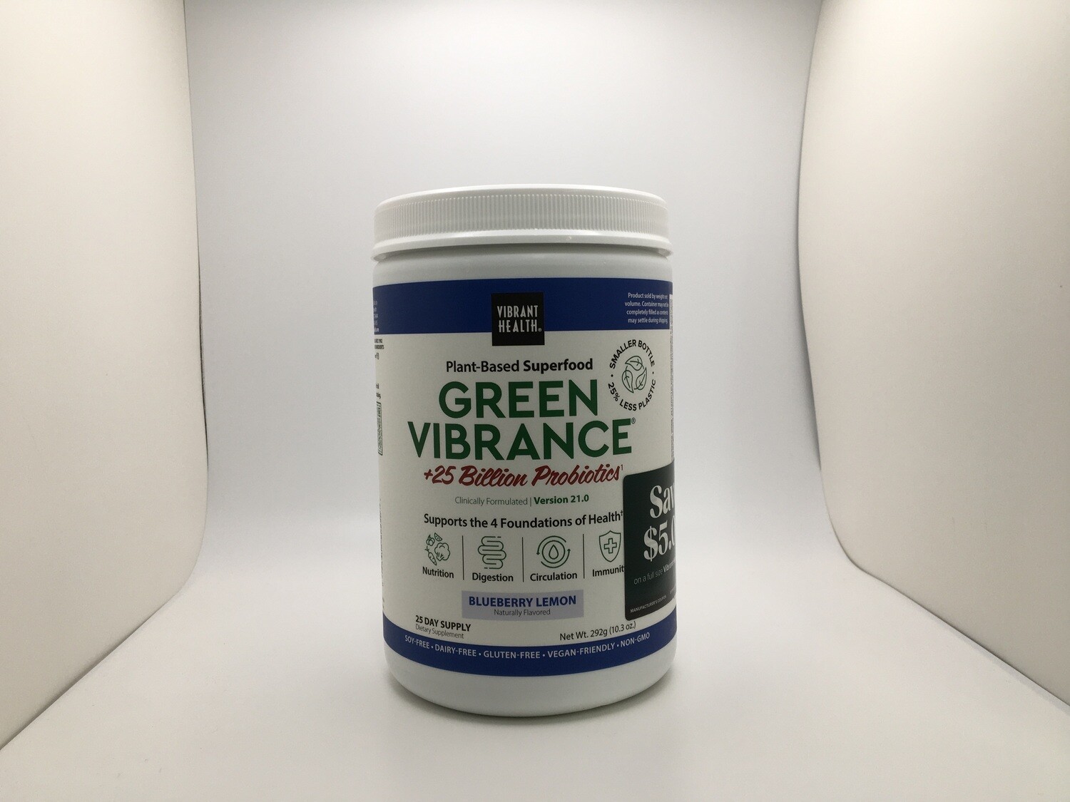 Green Vibrance Blueberry Lemon10.3 oz(Vibrant Health)