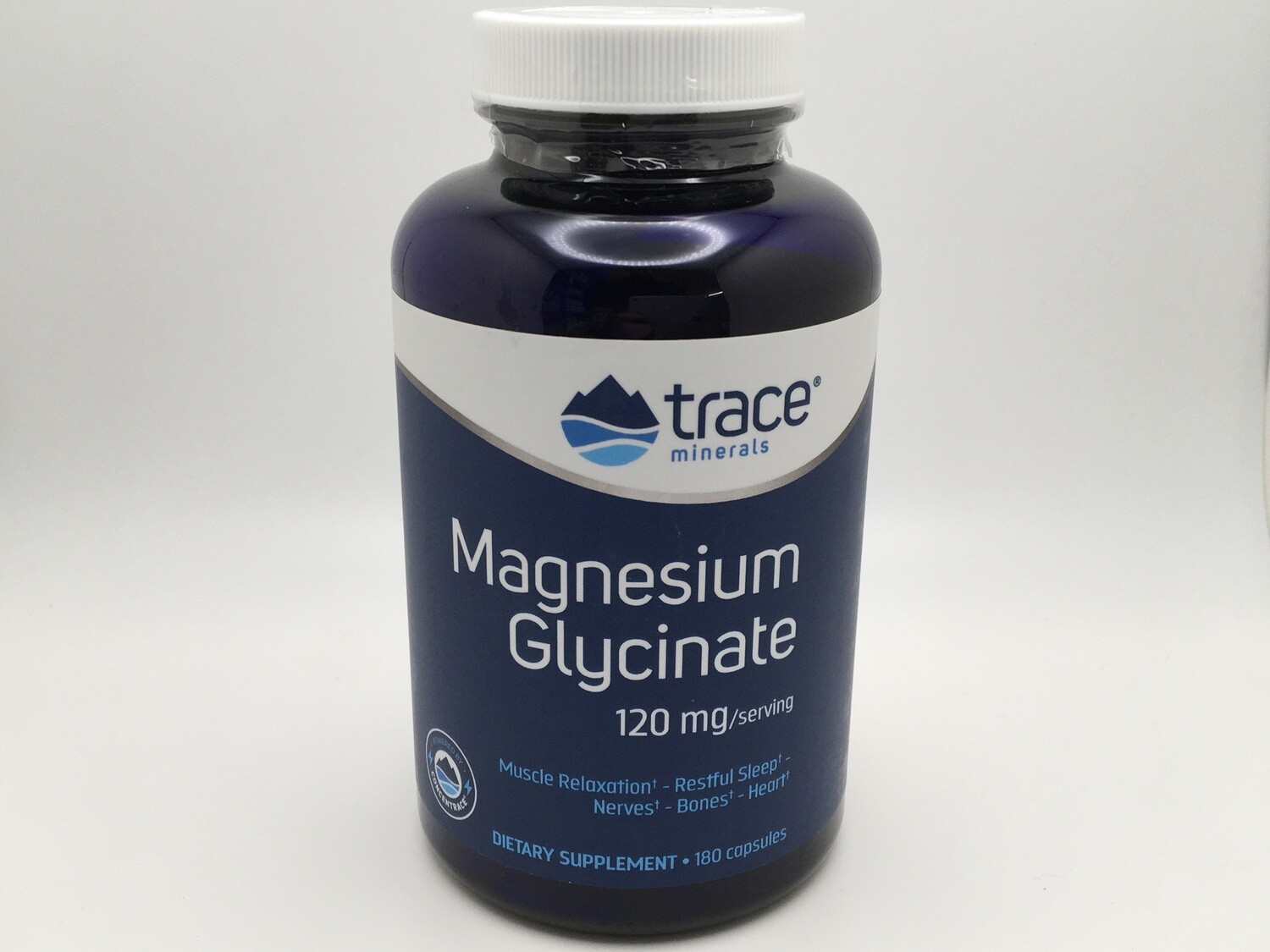 Magnesium Glycinate 120mg 180cap(Trace Minerals)