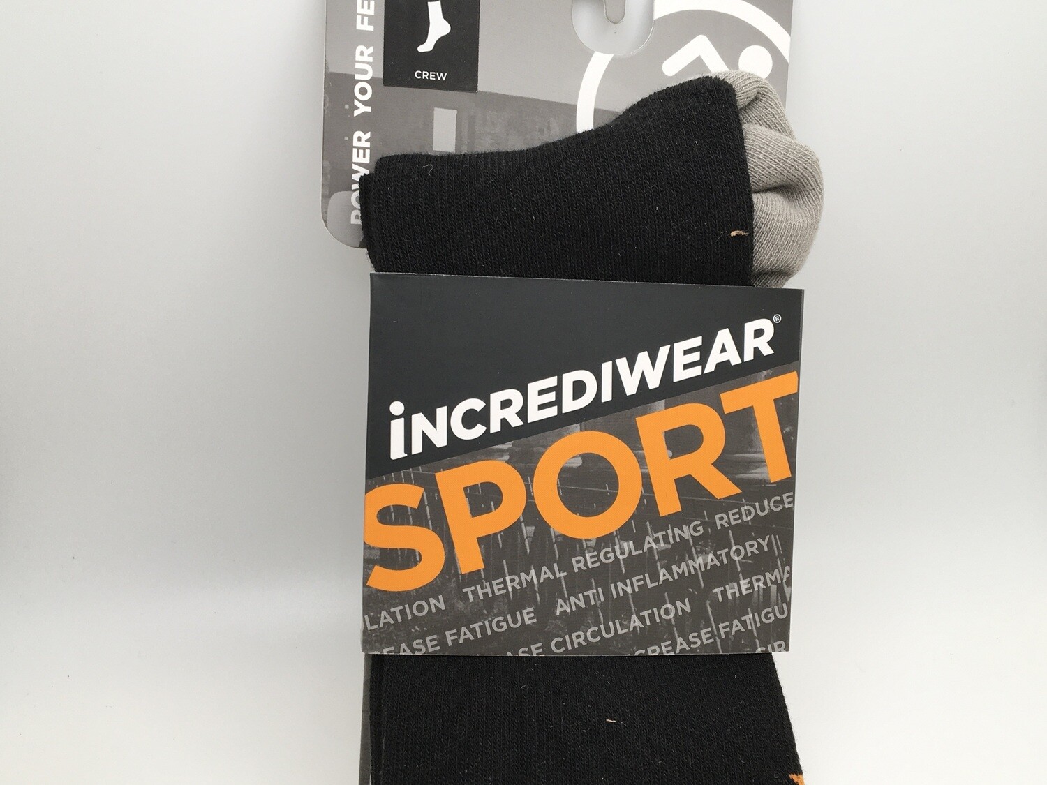 Sport Crew Socks Small(Incrediwear)#RS301