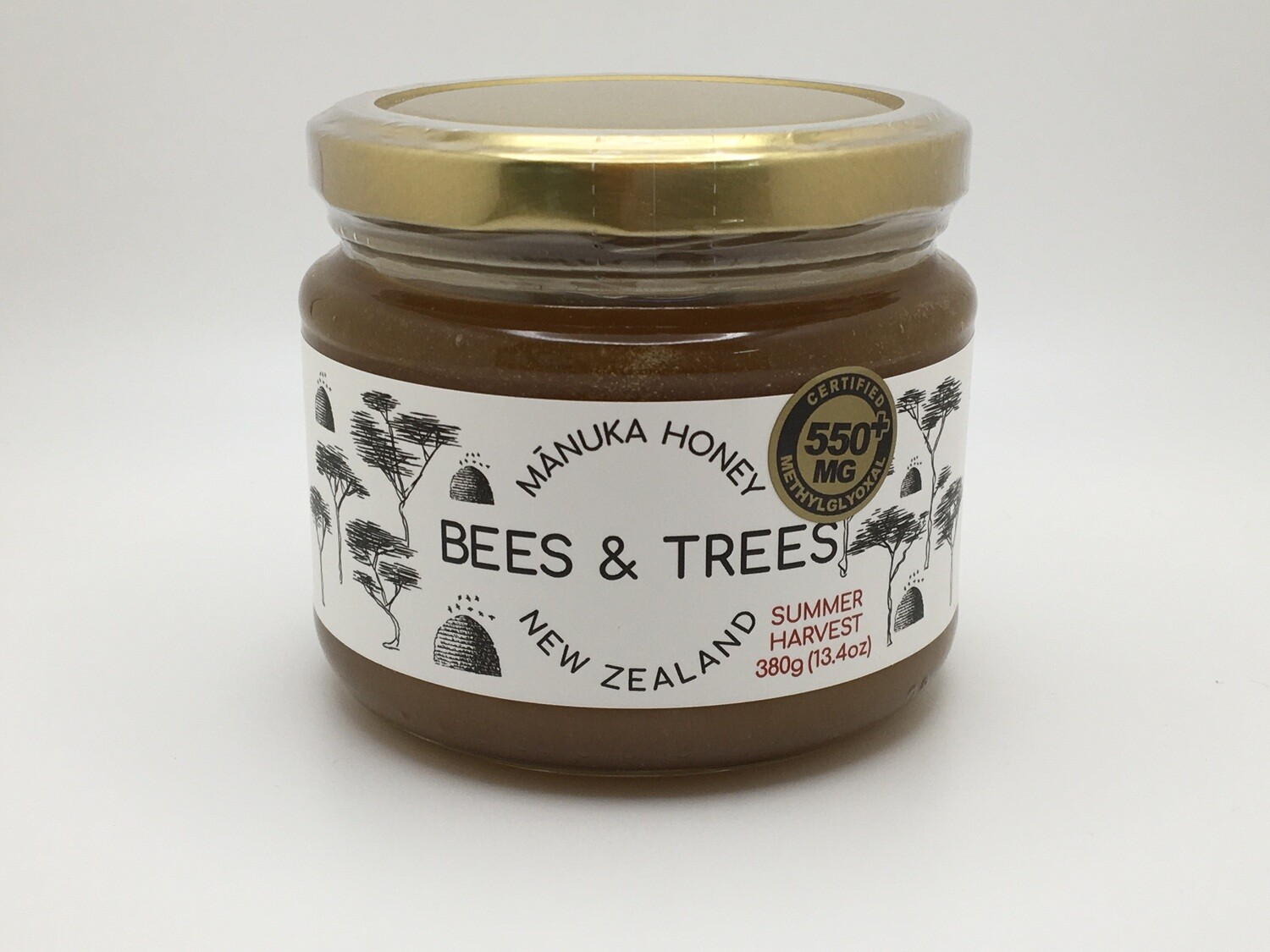 Manuka Honey 550mg 13.4oz (Bees & Trees)