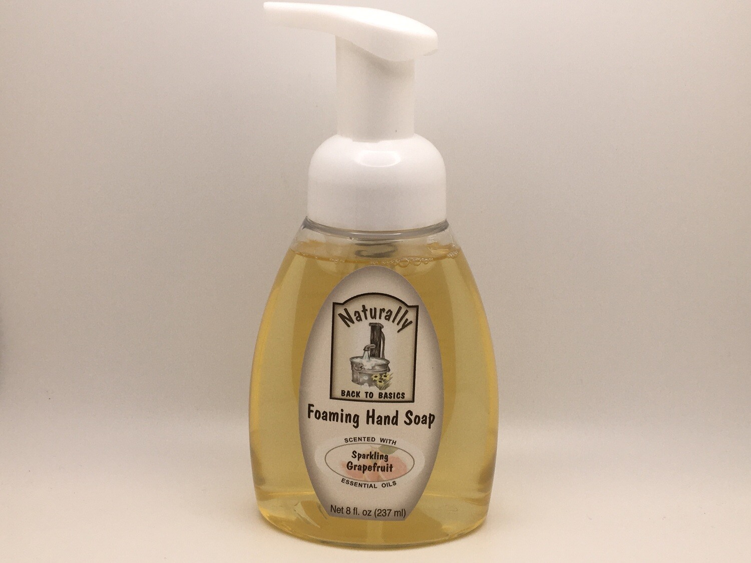Foaming Hand Soap Sparkling Grapefruit (Naturally Back To Basics)  8 oz