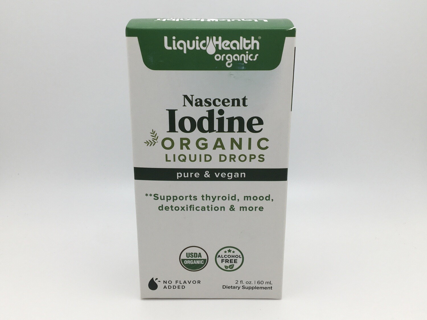 Nascent Iodine Organic Drops 2oz (Liquid Health)