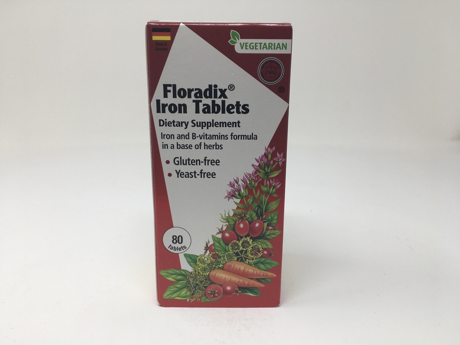 Iron + Herbs  80 Tablets (Floradix)