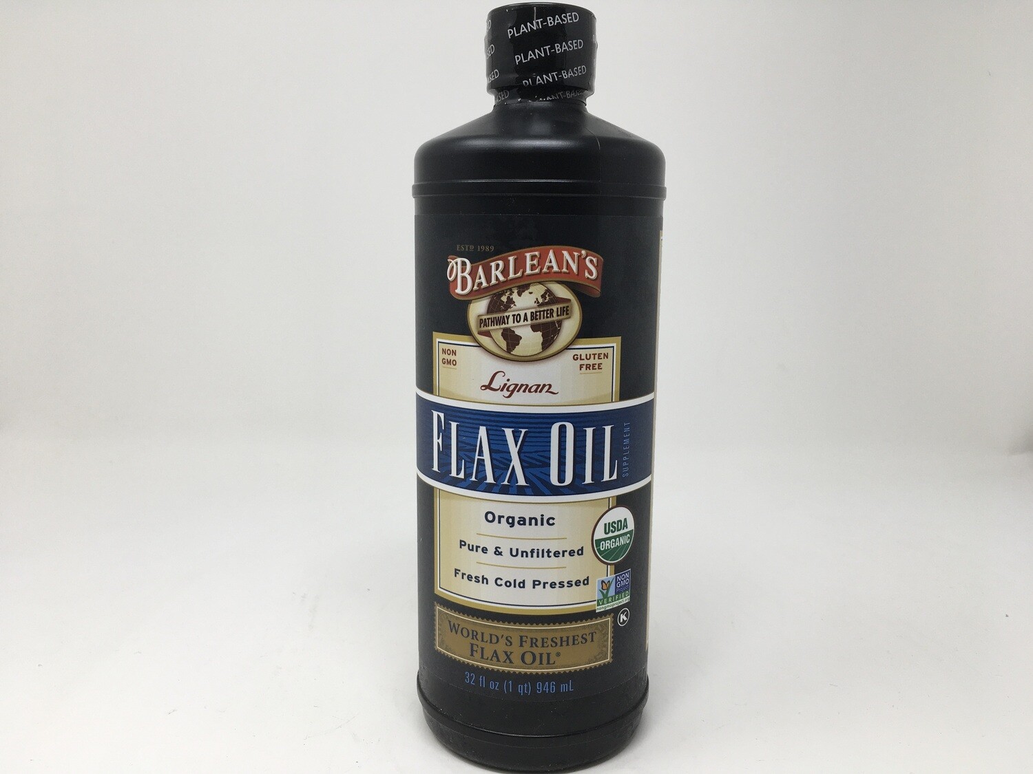 Flax Oil High Lignan 32oz (Barleans)