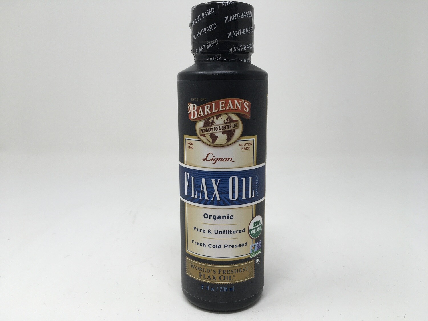 Flax Oil High Lignan 8oz (Barleans)