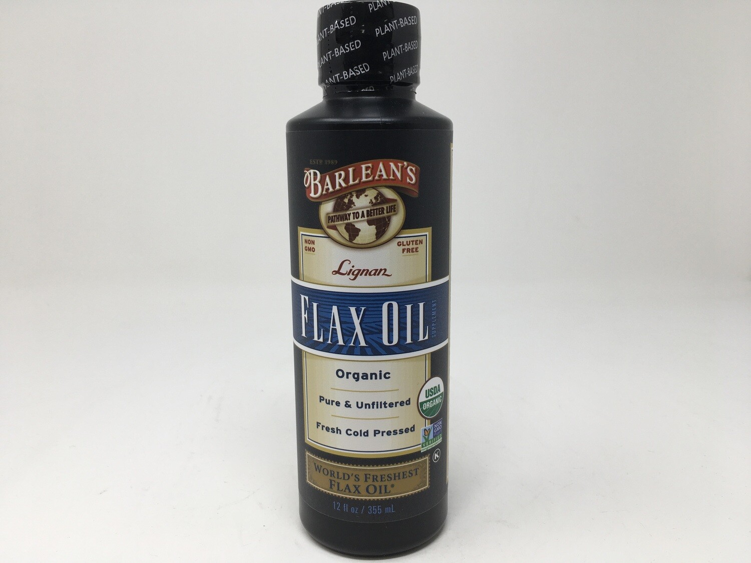 Flax Oil High Lignan 12oz (Barleans)