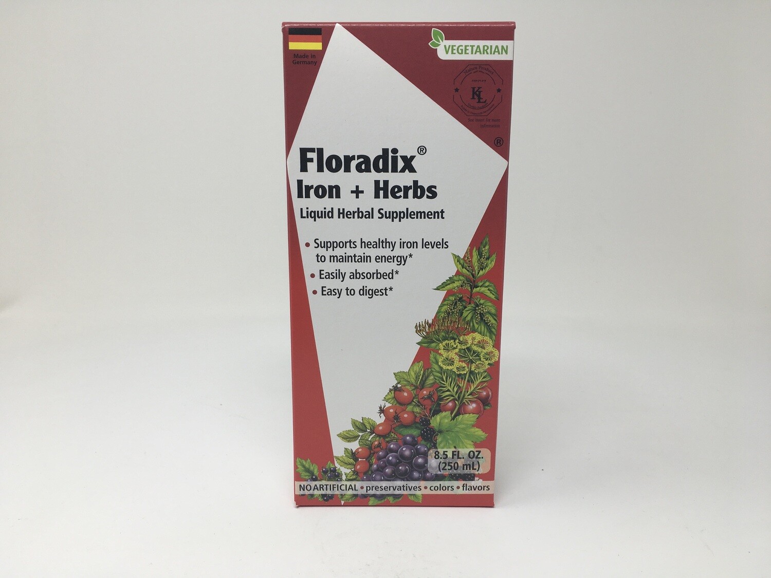 Iron + Herbs  8.5 oz  (Floradix)