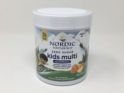 Kids Multi Gummys 120ct Orange/lemon(Nordic Naturals)